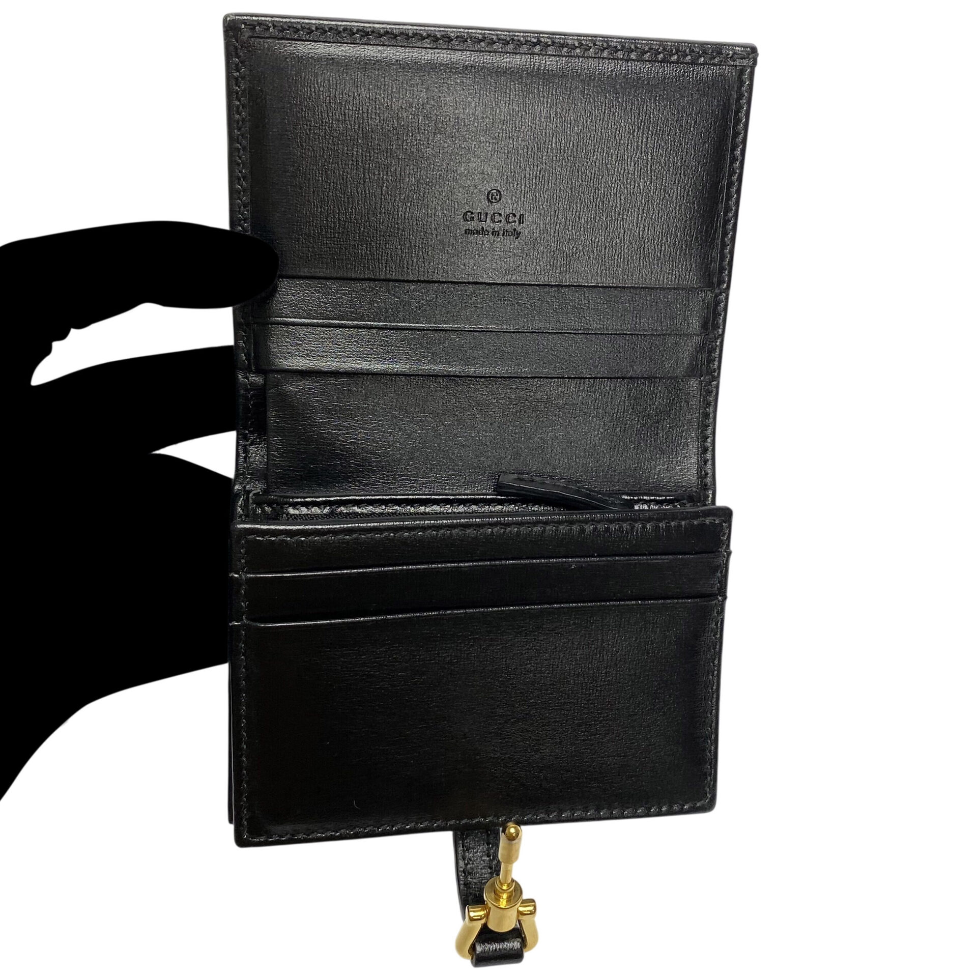 Carteira Gucci Jackie 1961 Preta