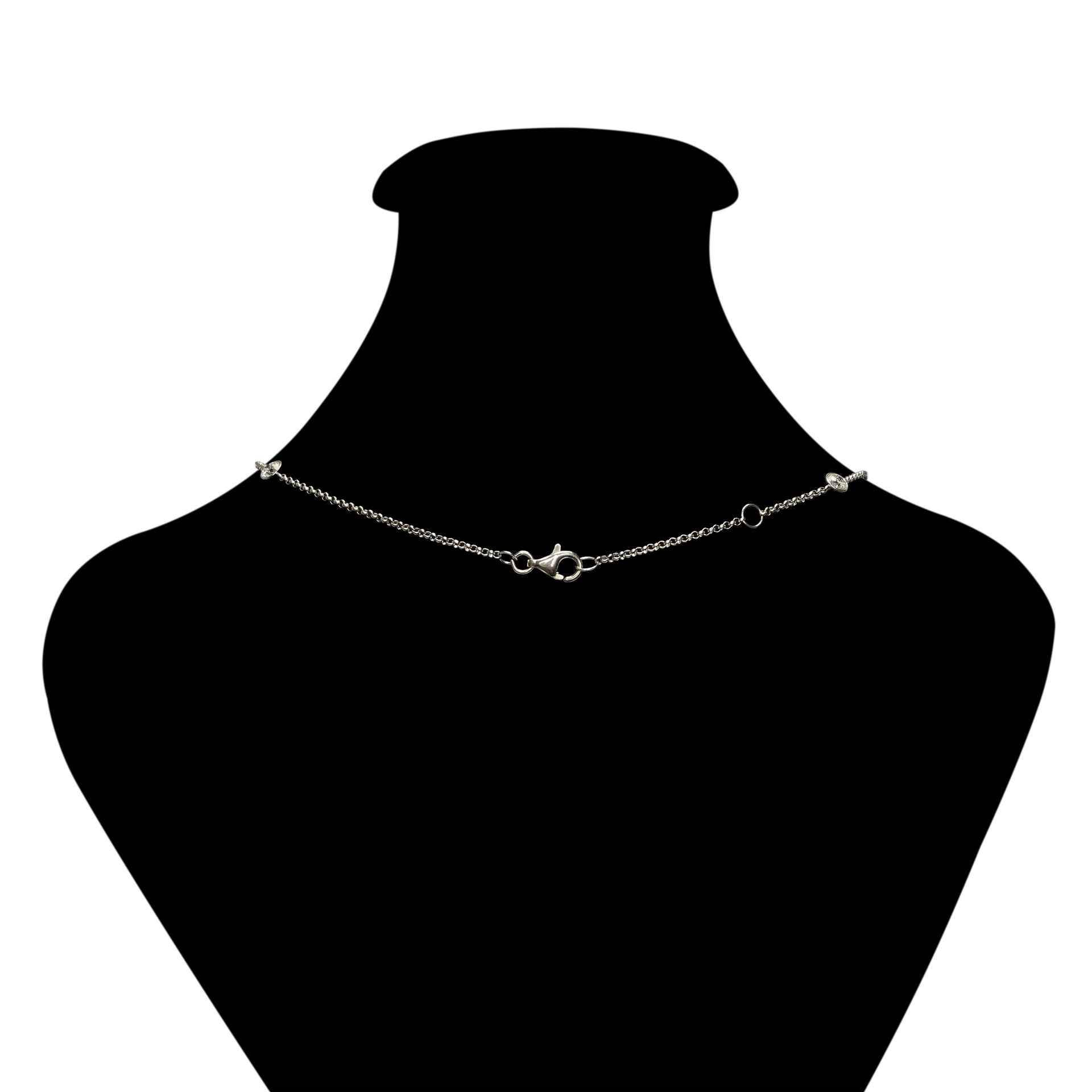 Colar 9 Bezéis Diamantes - 2.80 ct