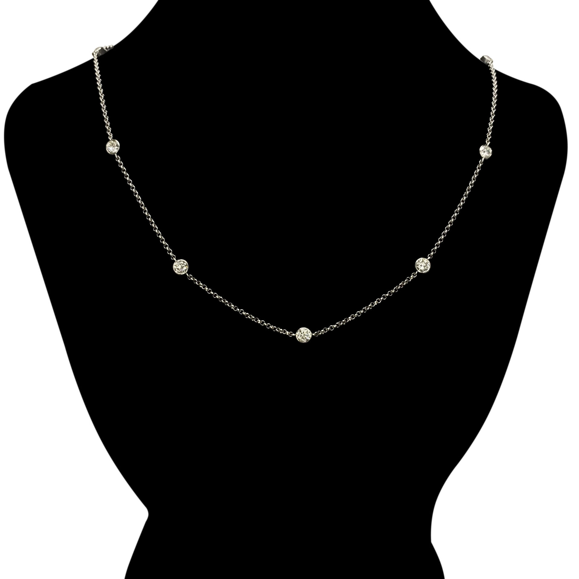 Colar 9 Bezéis Diamantes - 2.80 ct