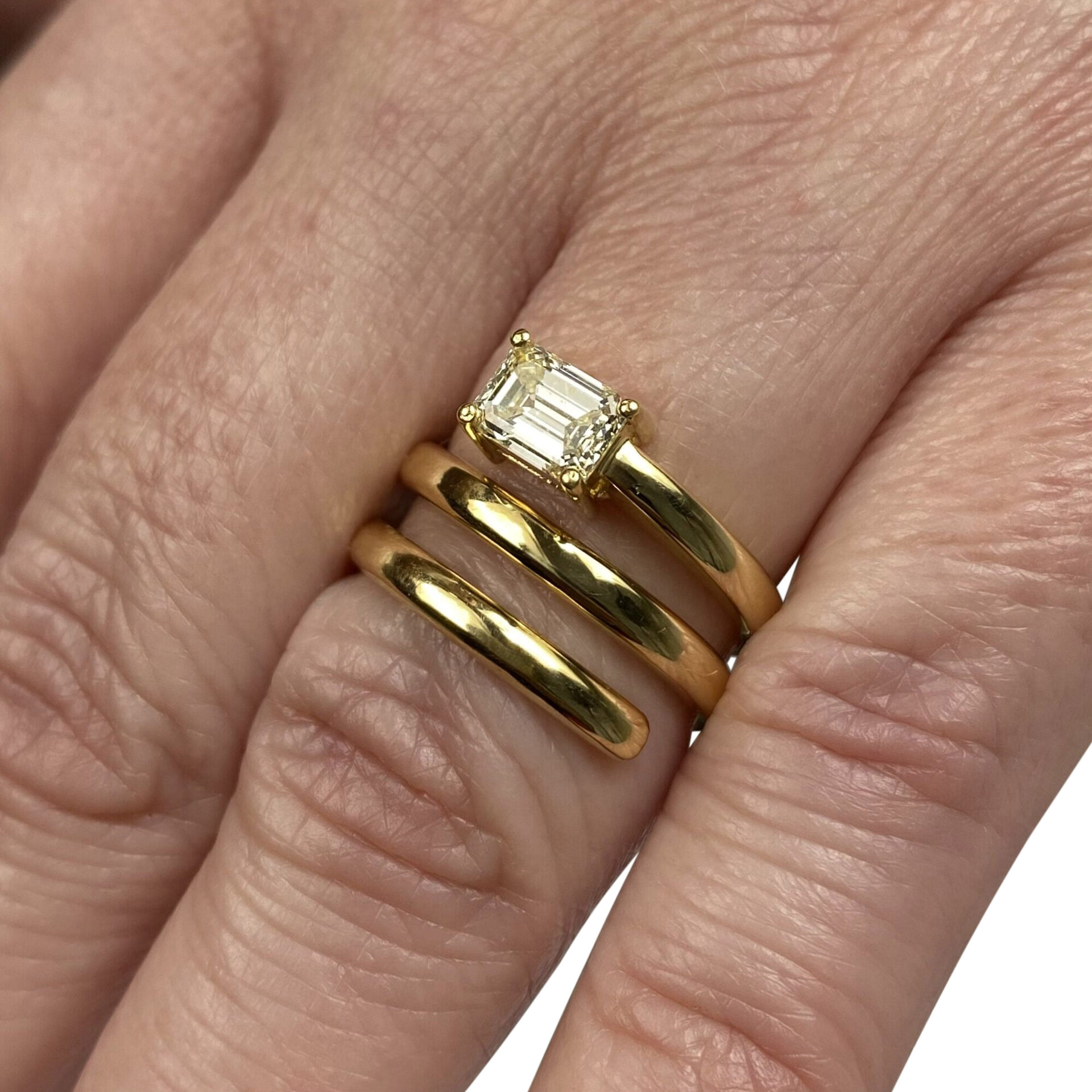 Anel Espiral Diamante - 0.82 ct