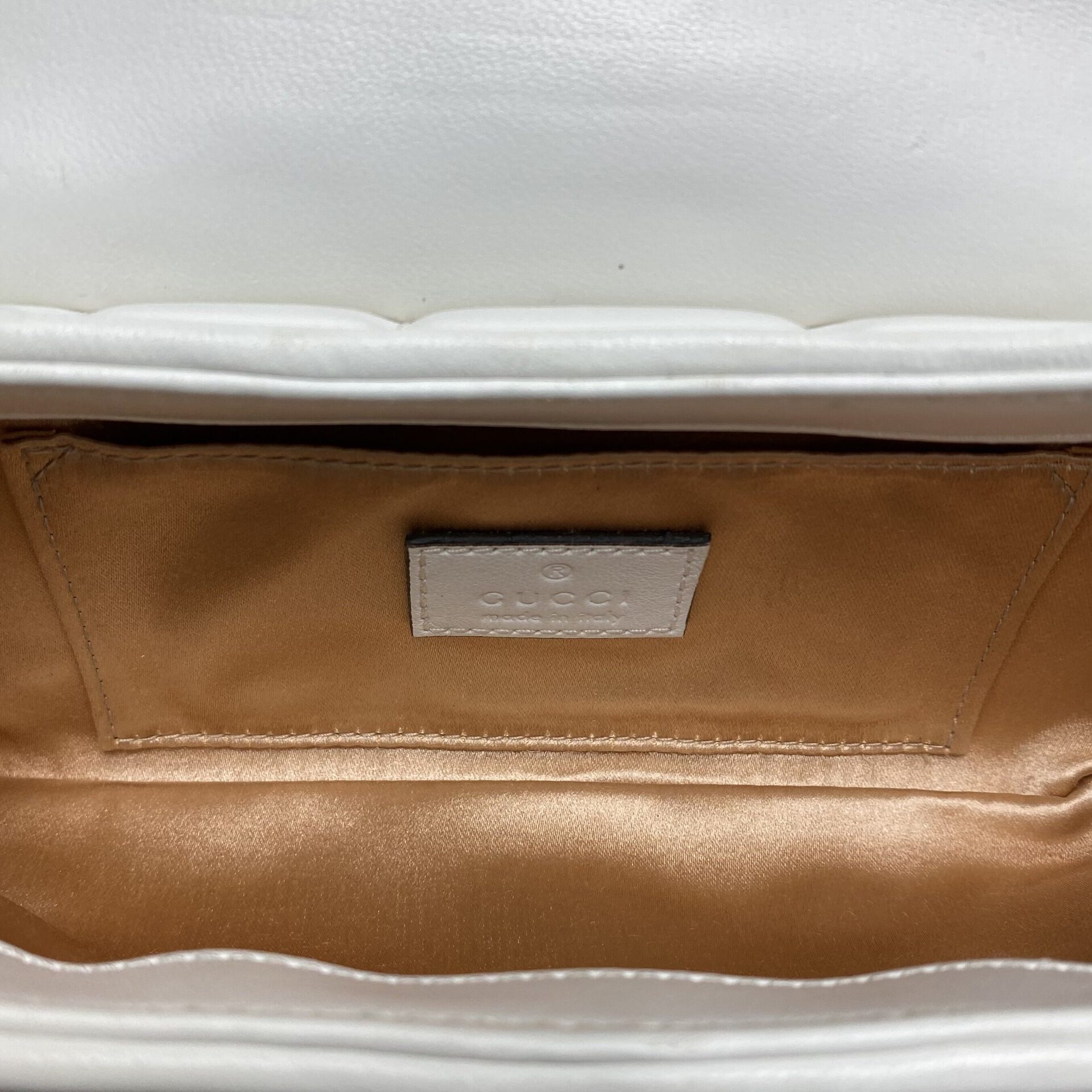 Bolsa Gucci Horsebit Chain Branca