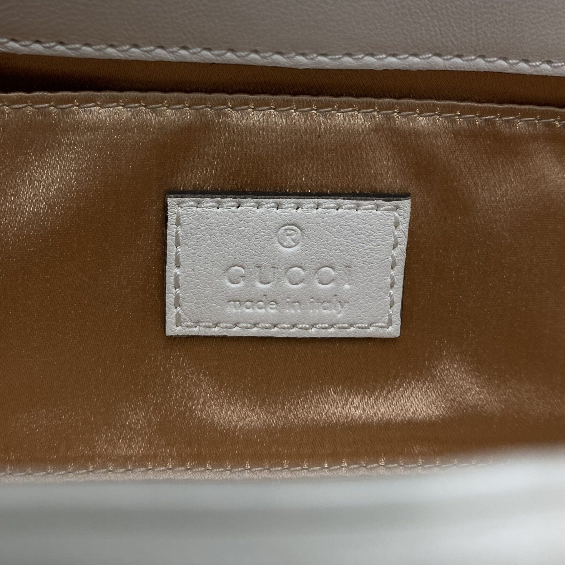 Bolsa Gucci Horsebit Chain Branca