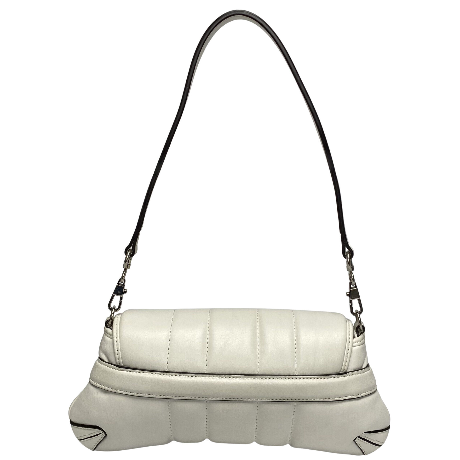 Bolsa Gucci Horsebit Chain Branca