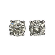 Par de Brincos Solitários - 1.04 ct.