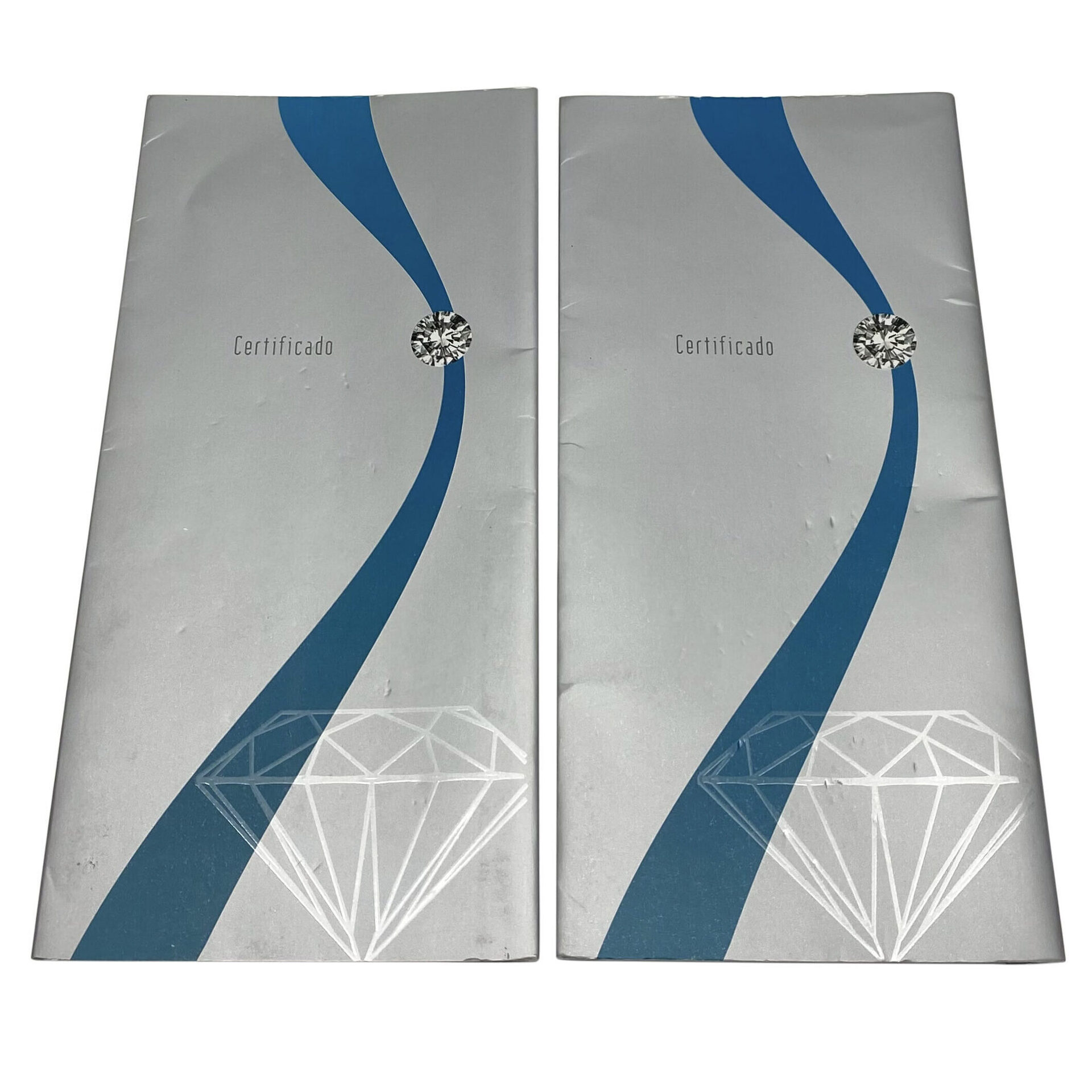 Par de Brincos Solitários - 1.04 ct.