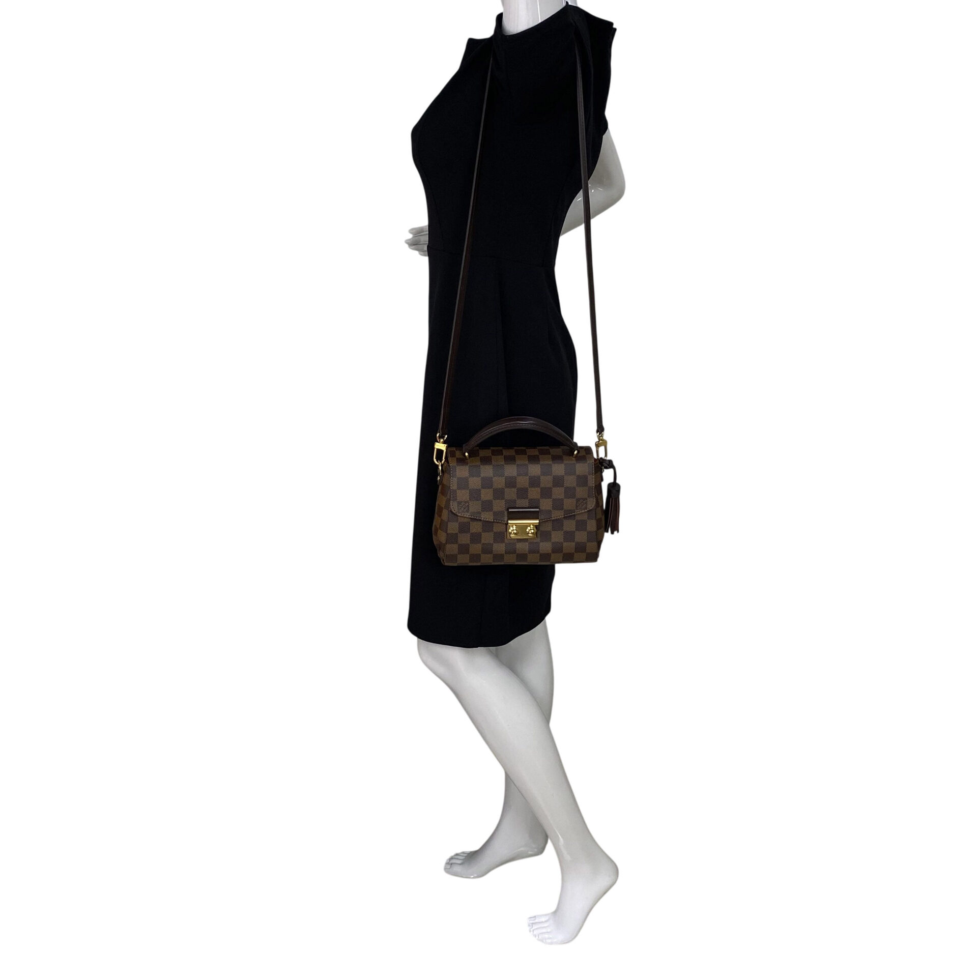 Bolsa Louis Vuitton Croisette Damier Ebene
