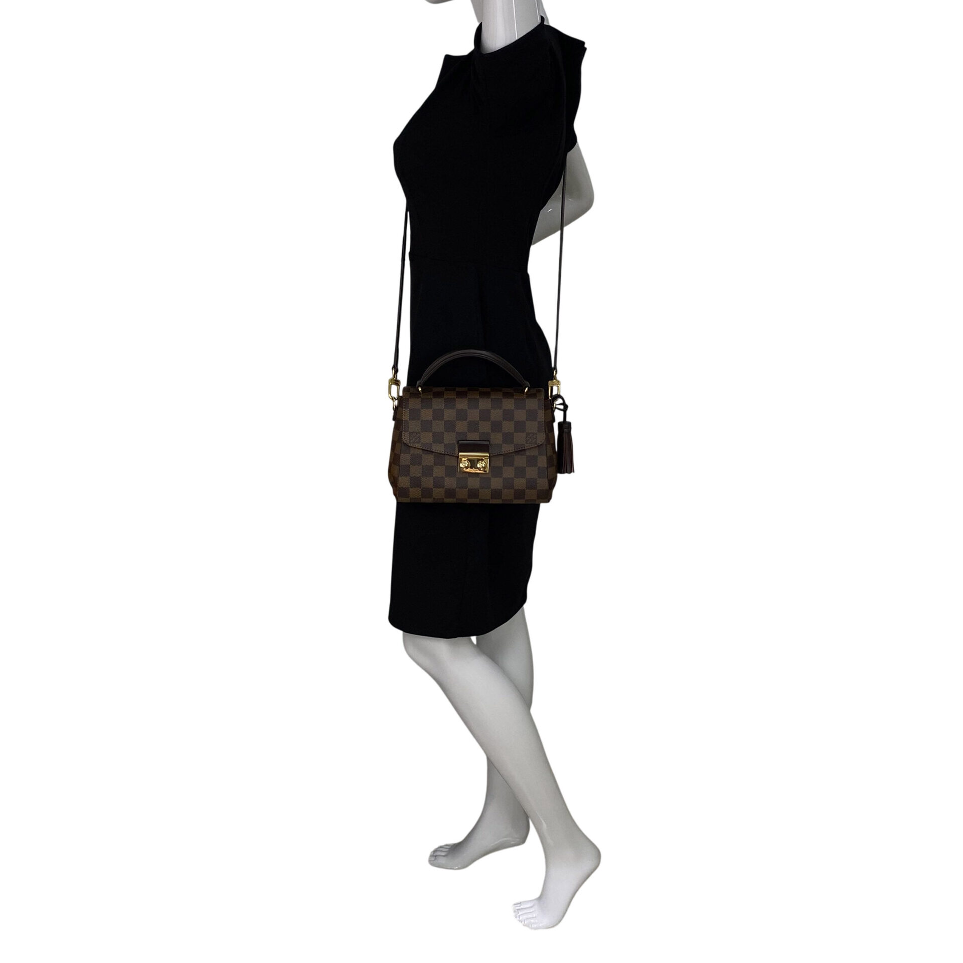 Bolsa Louis Vuitton Croisette Damier Ebene