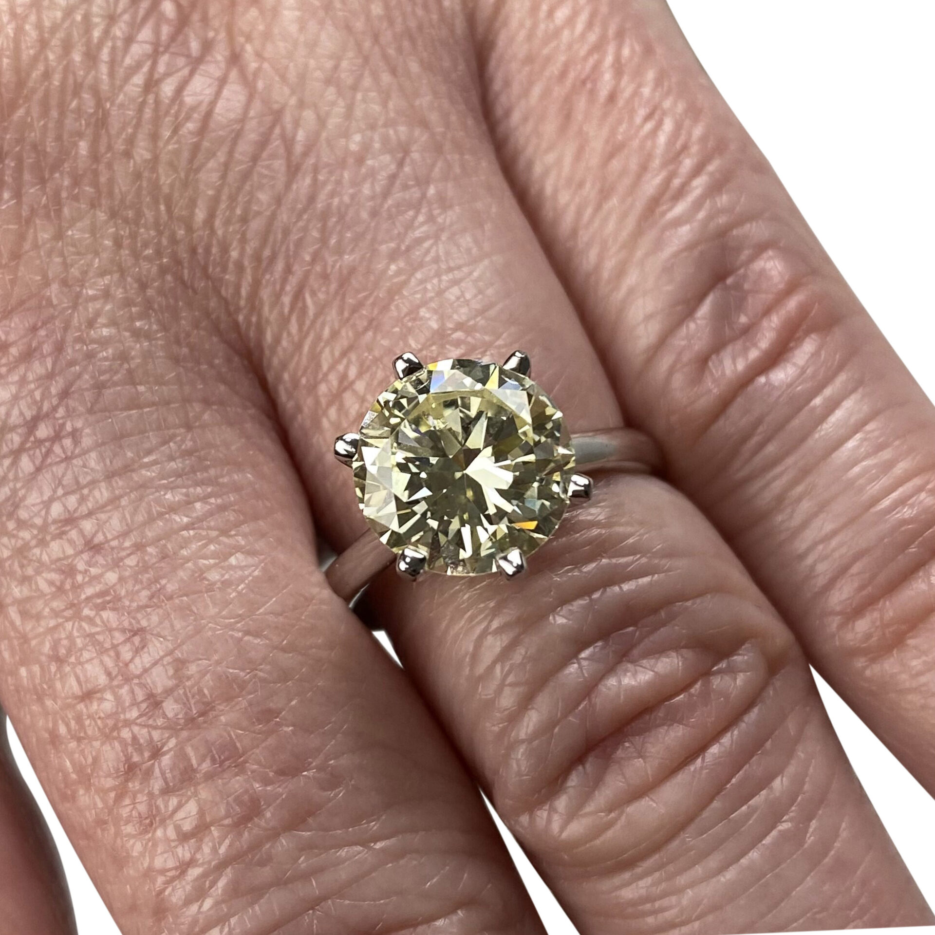 Anel Solitário - 3.35 ct