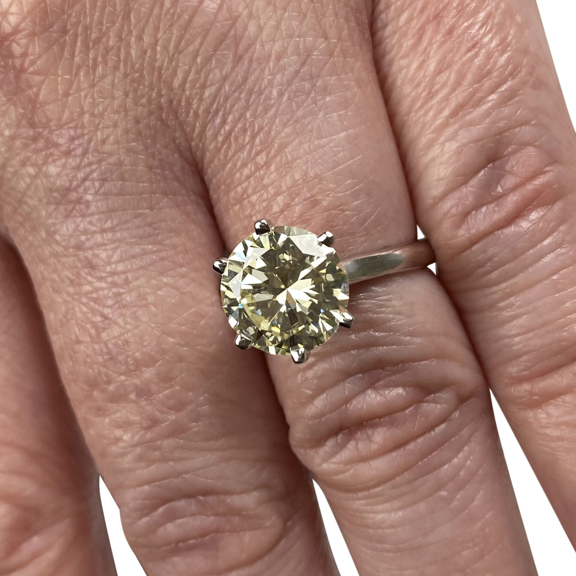 Anel Solitário - 3.35 ct