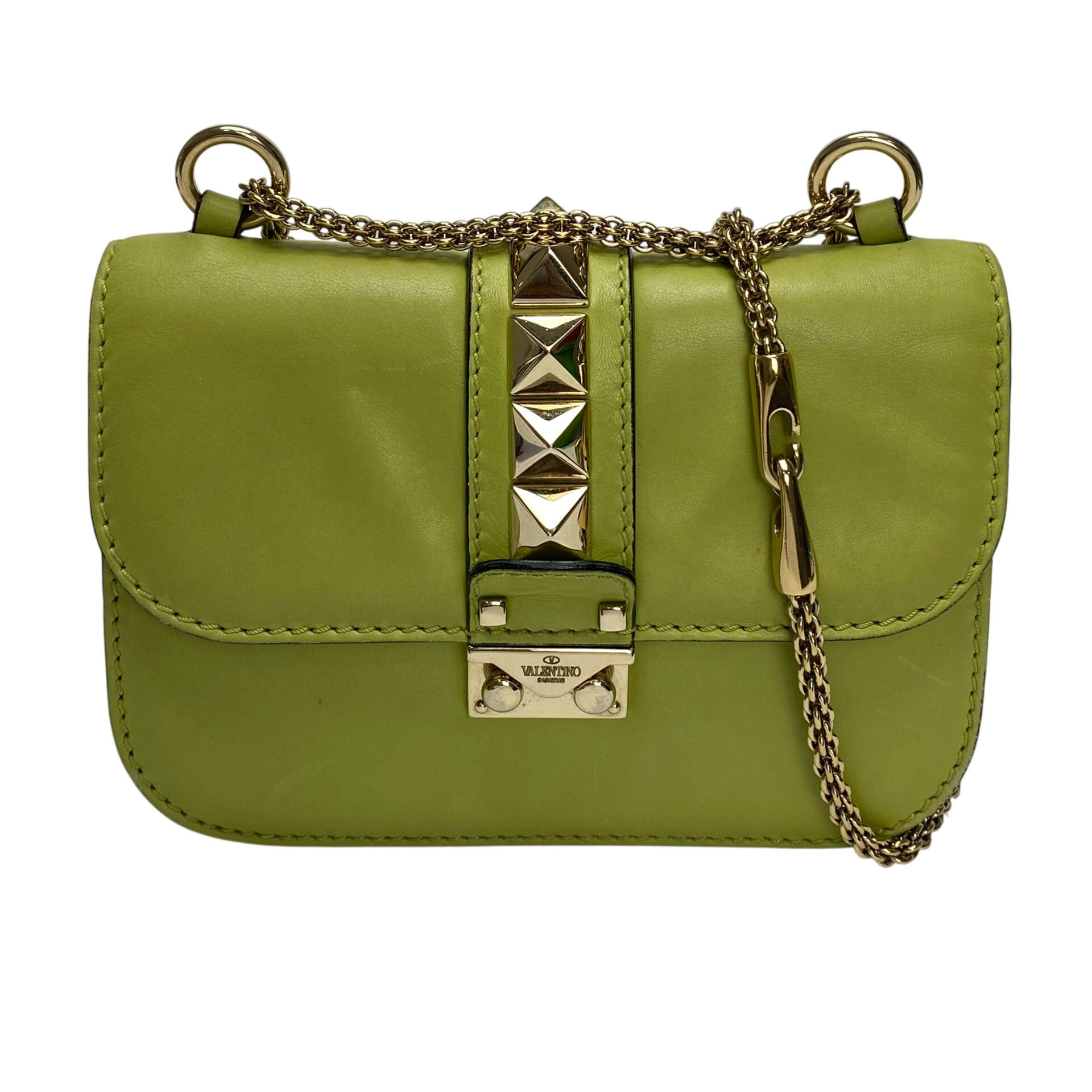 Bolsa Valentino Garavani Glam Lock Verde