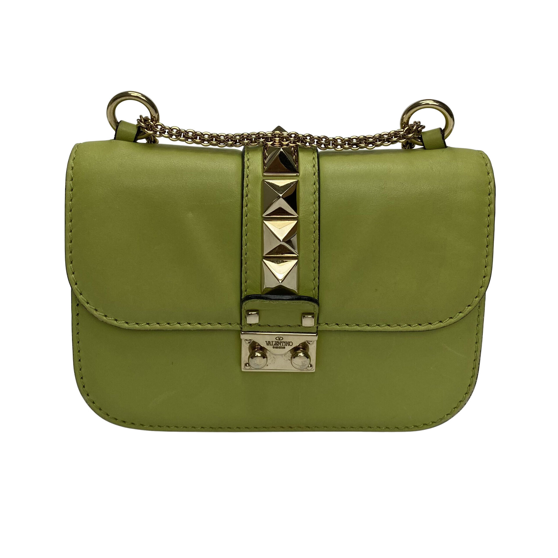 Bolsa Valentino Garavani Glam Lock Verde