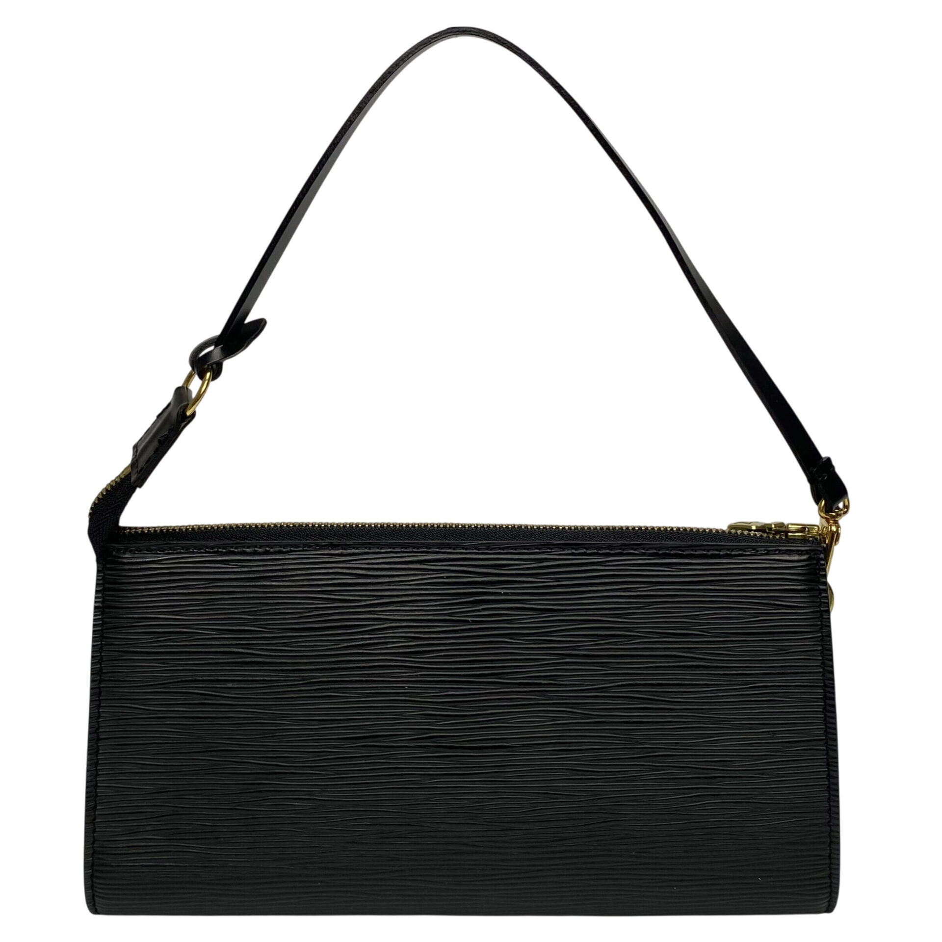 Bolsa Louis Vuitton Pochette Accessoires Couro Epi Preto