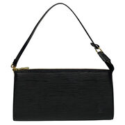 Bolsa Louis Vuitton Pochette Accessoires Couro Epi Preto