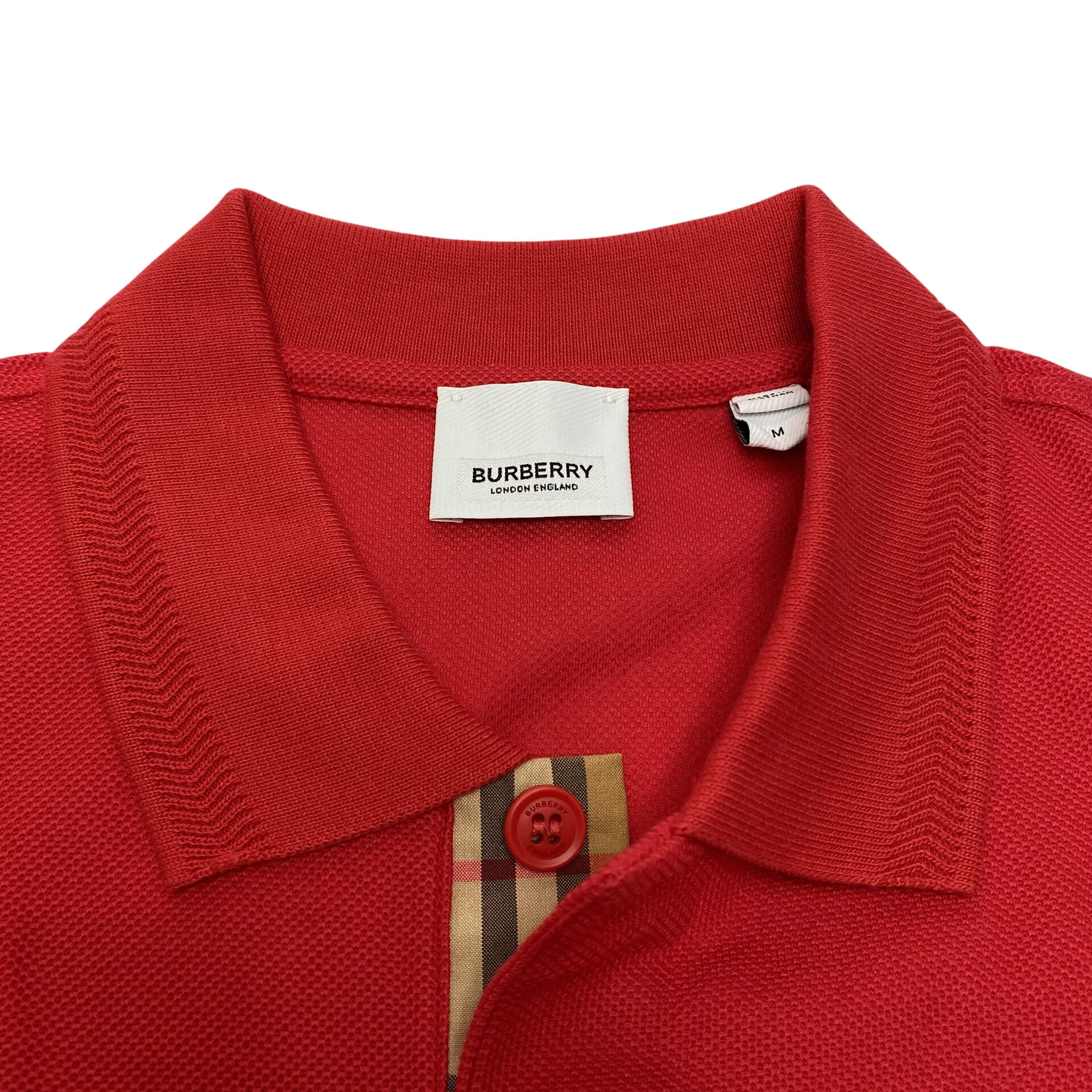 Camisa Burberry Polo Vermelha