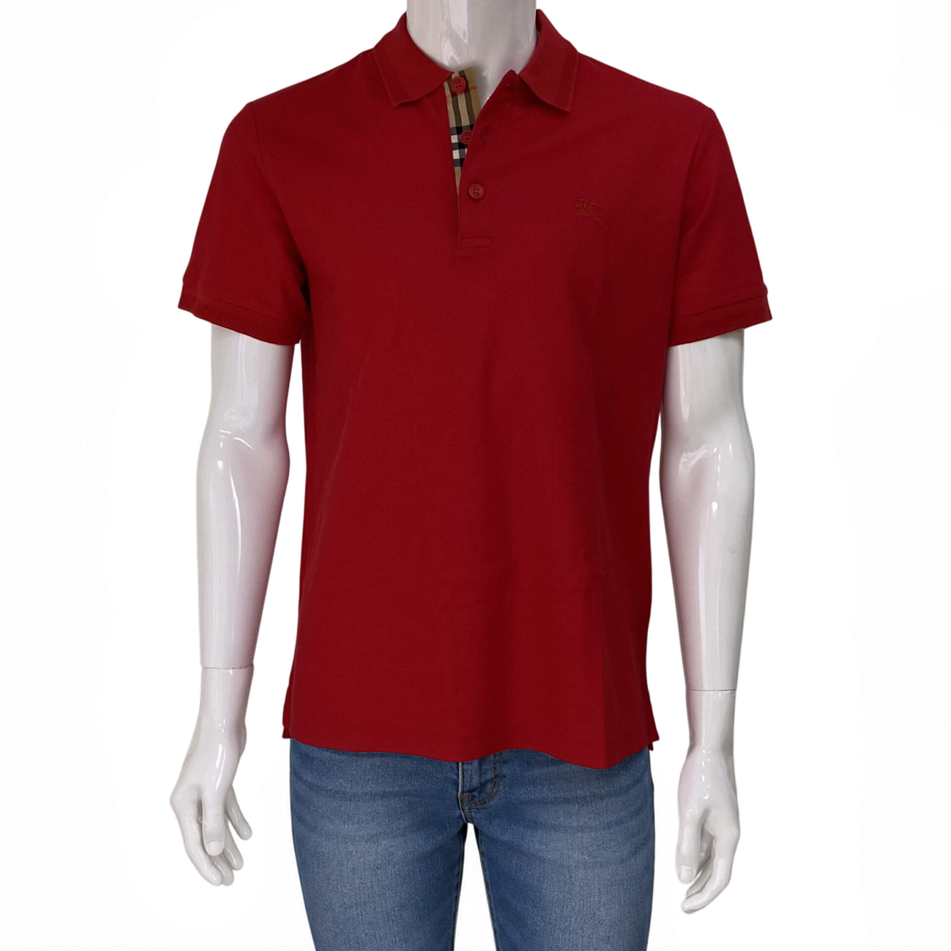 Camisa Burberry Polo Vermelha