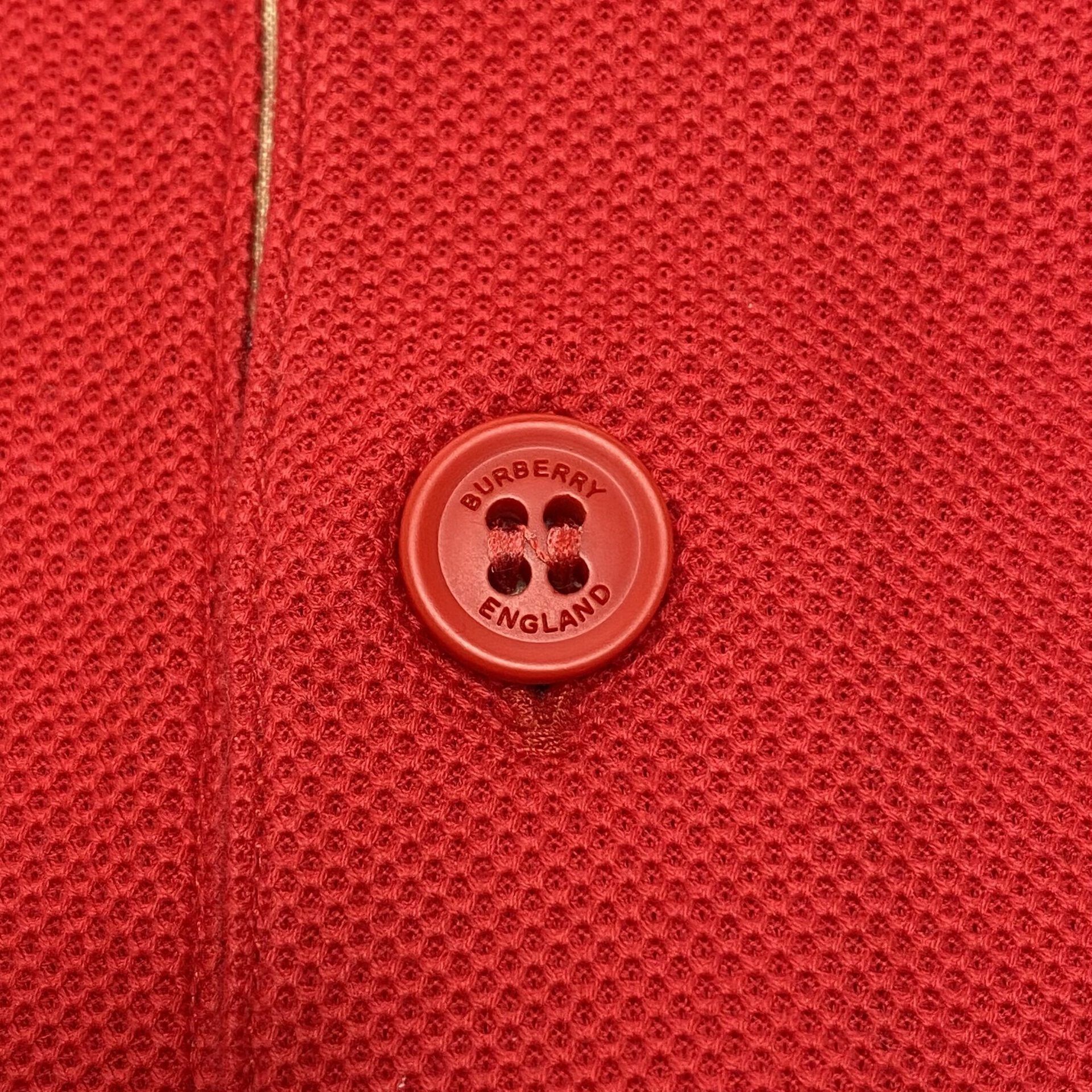 Camisa Burberry Polo Vermelha