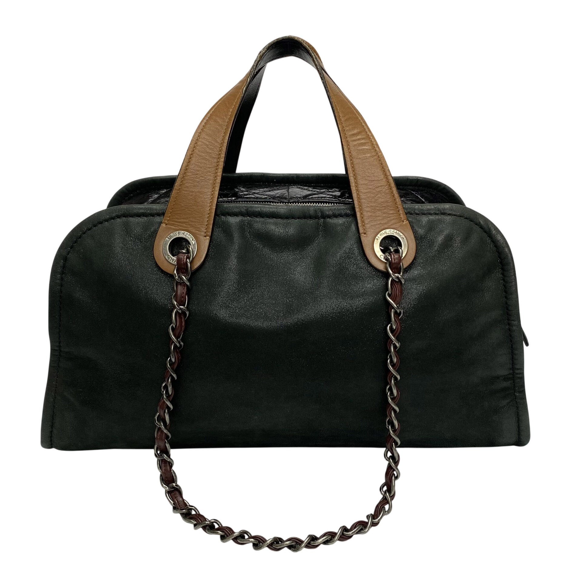 Bolsa Chanel In The Mix Bowler Cinza