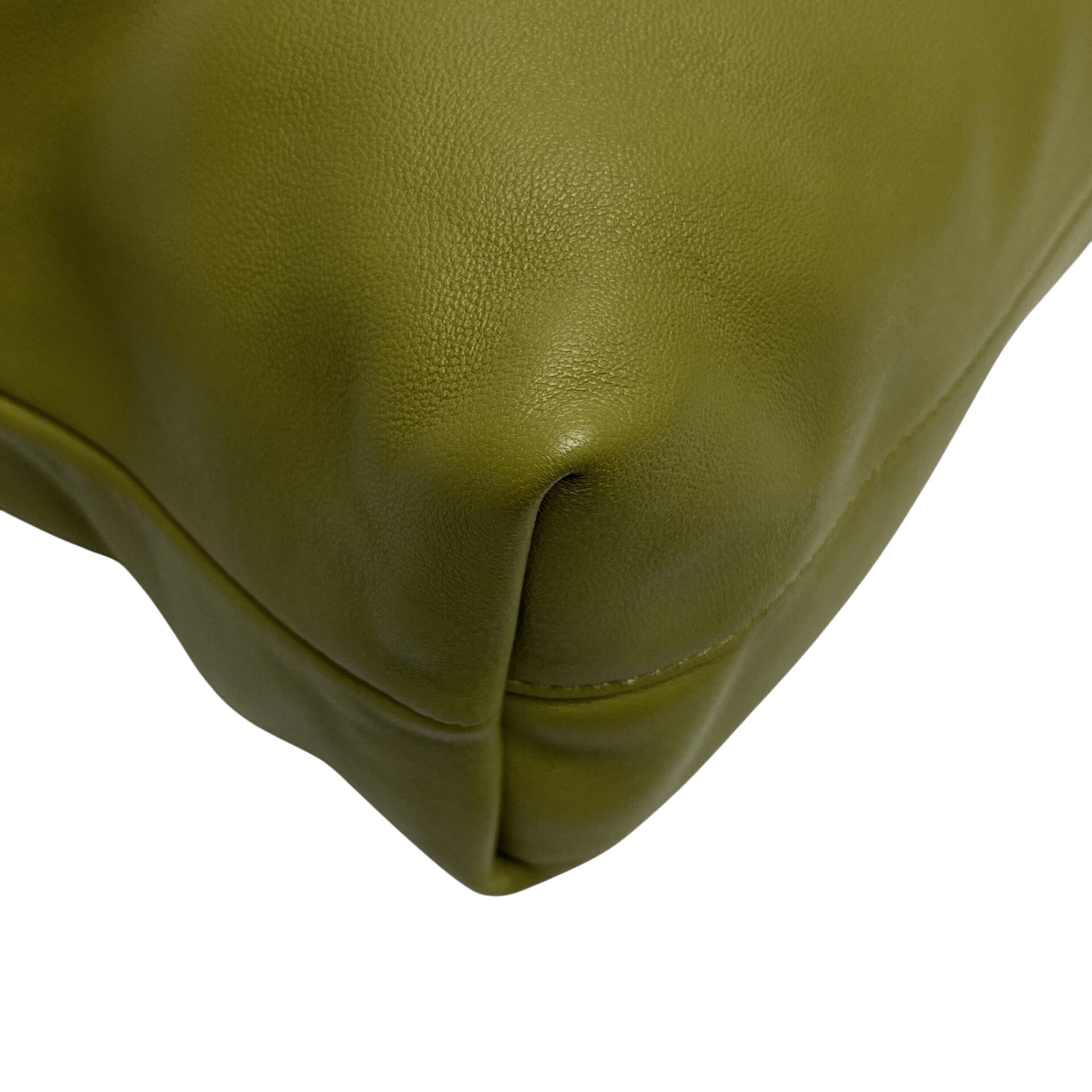 Bolsa Loewe Flamenco Couro Verde