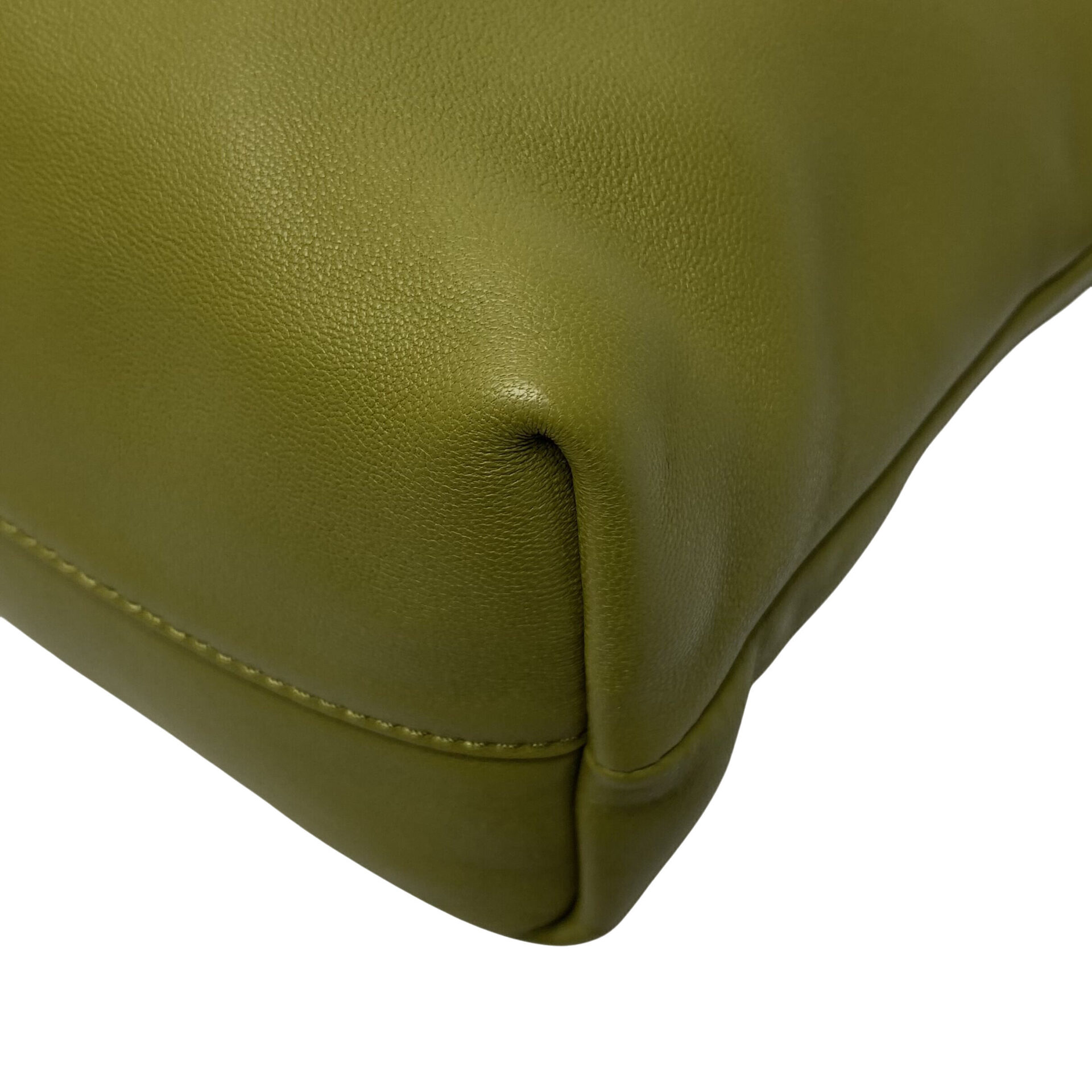 Bolsa Loewe Flamenco Couro Verde