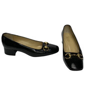 Sapato Gucci Horsebit Vintage Preto