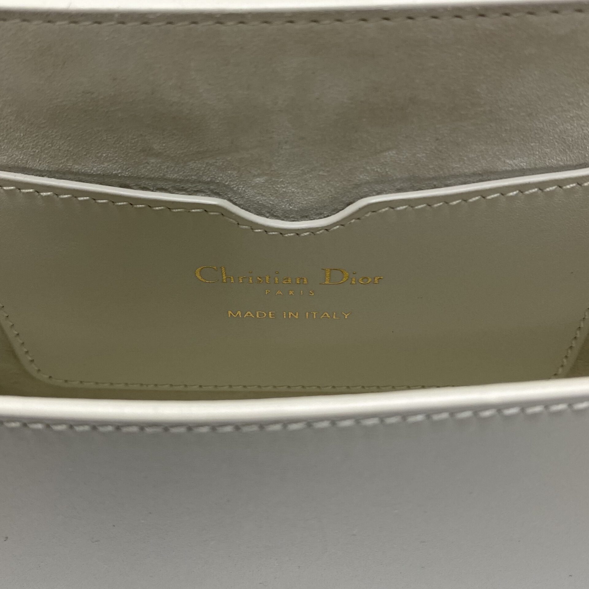 Bolsa Christian Dior Bobby East-West Off White