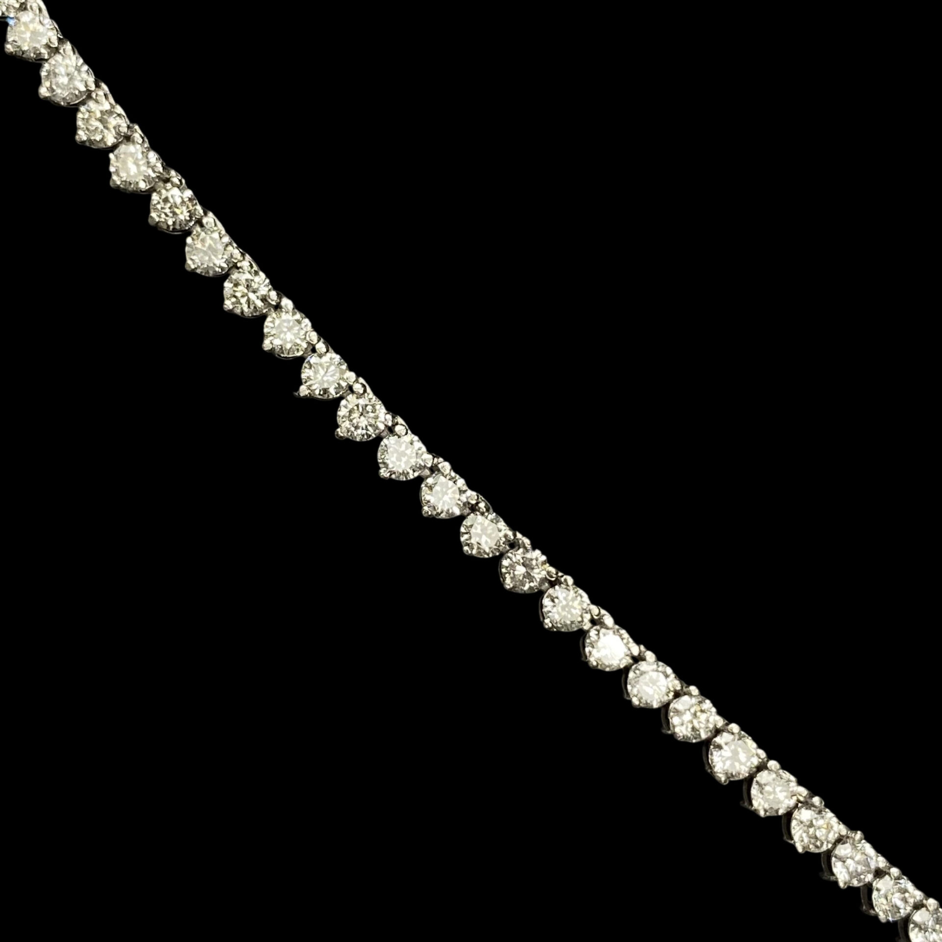 Colar Meia Riviera Esmeralda - 0.68 ct