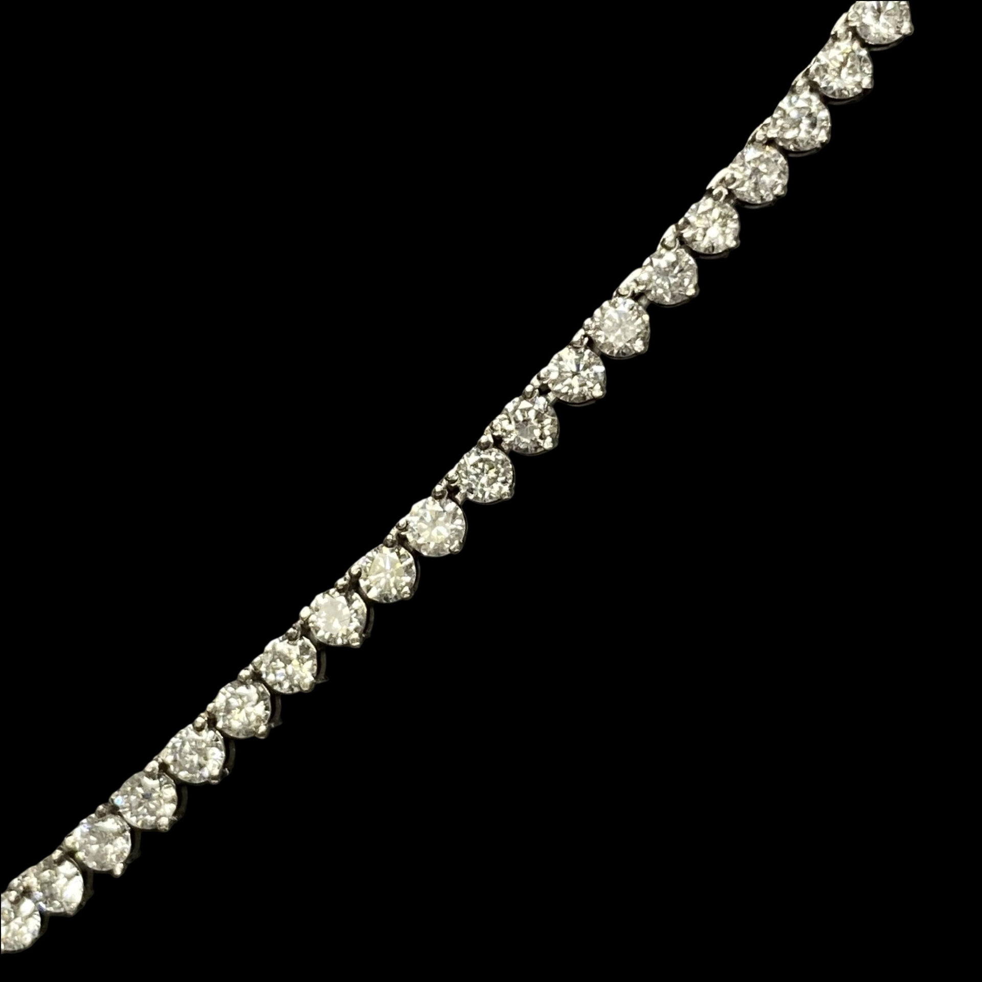 Colar Meia Riviera Esmeralda - 0.68 ct
