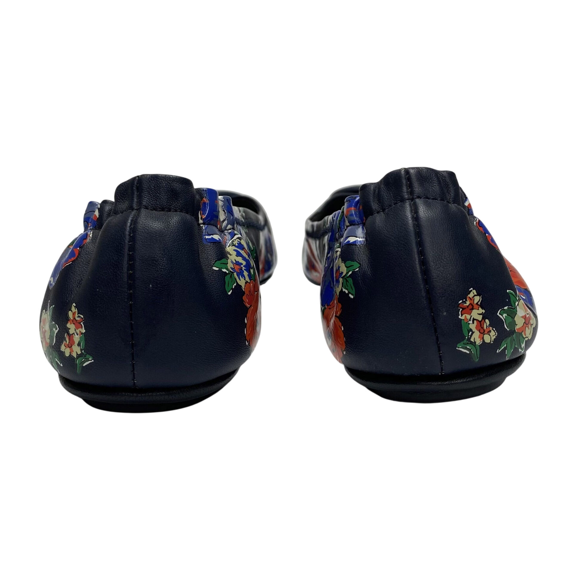Sapatilha Tory Burch Couro Marinho