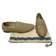 Mocassim Tory Burch Eleanor Couro Bege