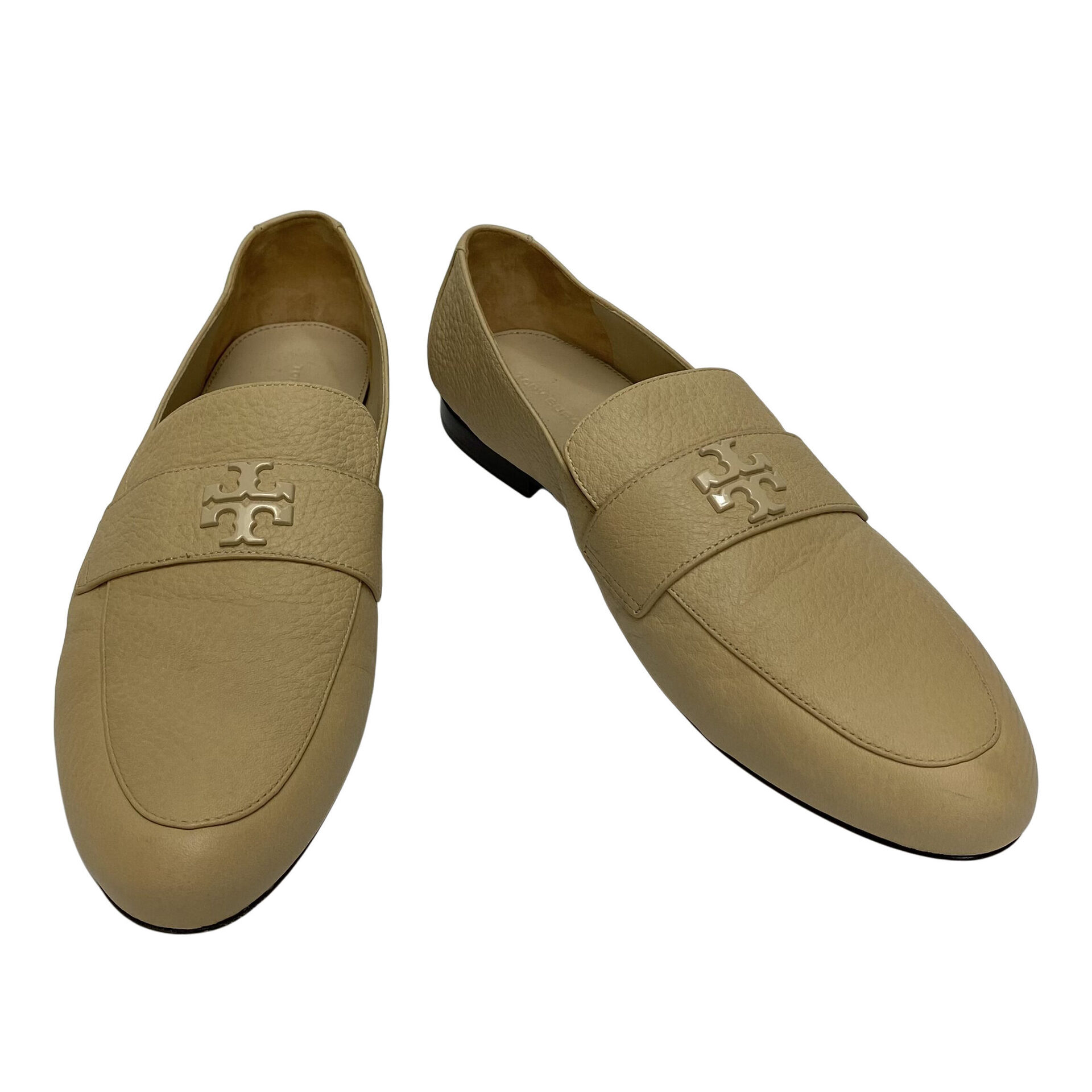 Mocassim Tory Burch Eleanor Couro Bege
