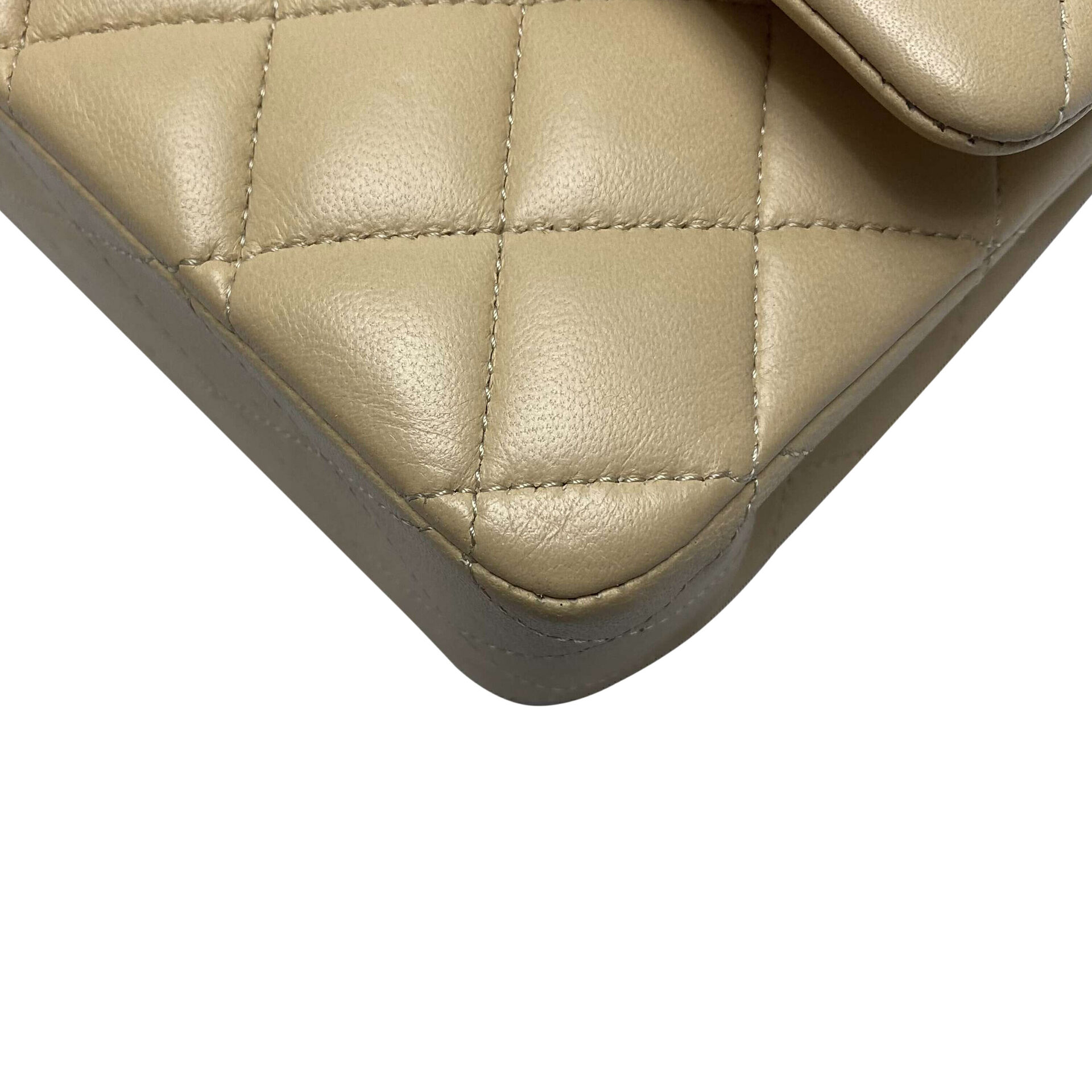 Bolsa Chanel Classic Medium Double Flap Bege