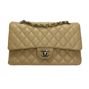 Bolsa Chanel Classic Medium Double Flap Bege