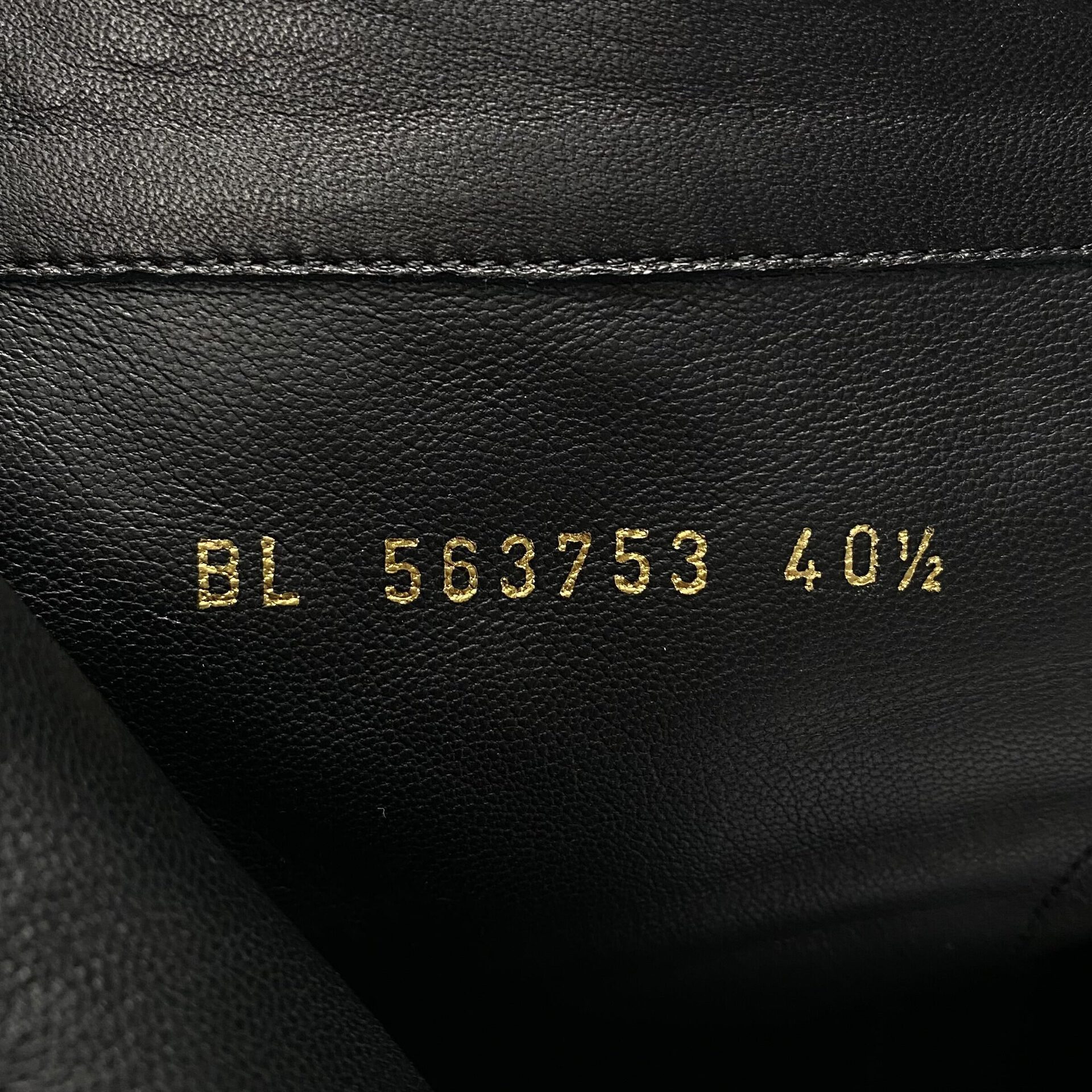 Bota Saint Laurent Opyum 105 Preta