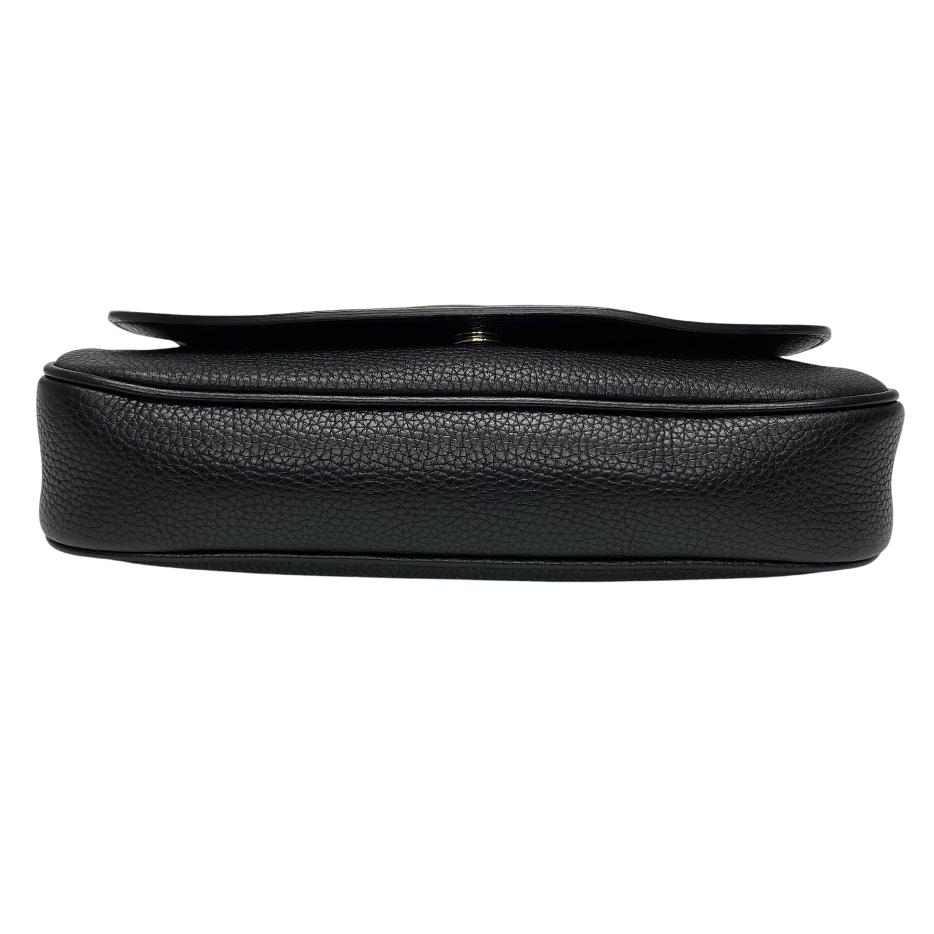 Bolsa Gucci Soho Chain Flap Preta