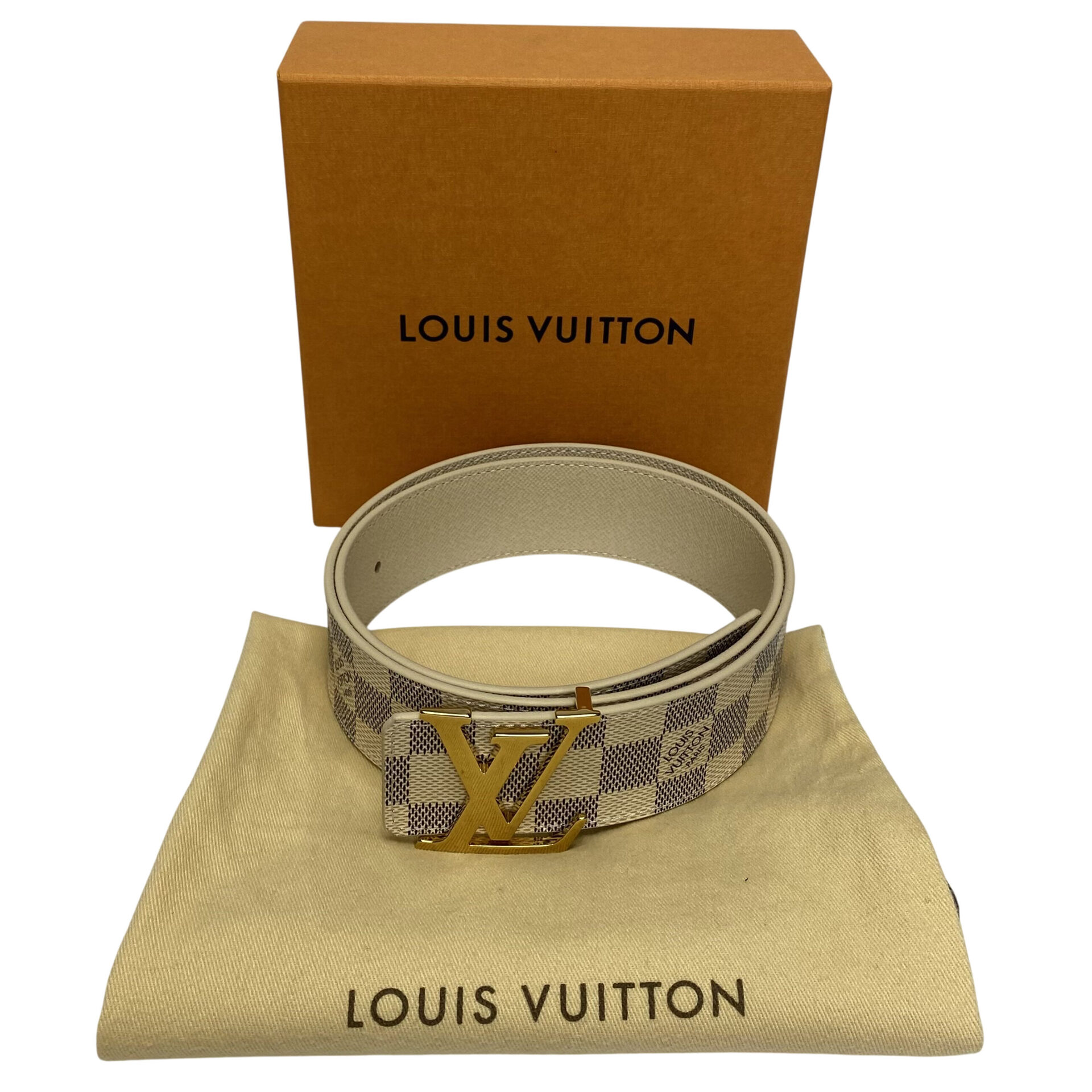 Cinto Louis Vuitton Damier Azur
