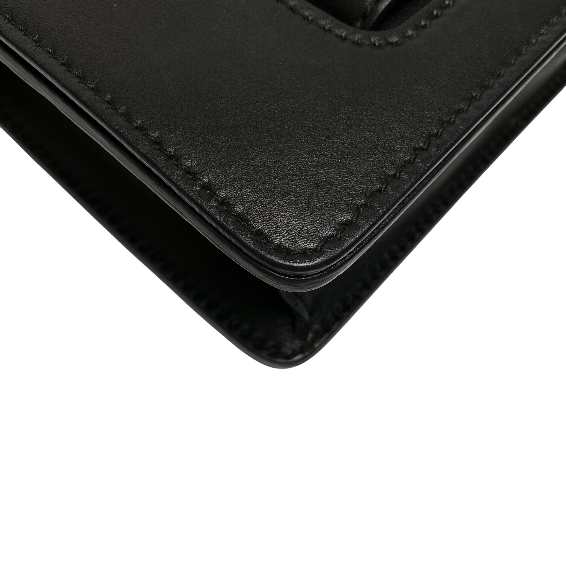 Bolsa Christian Dior J´Adior Flap Preta