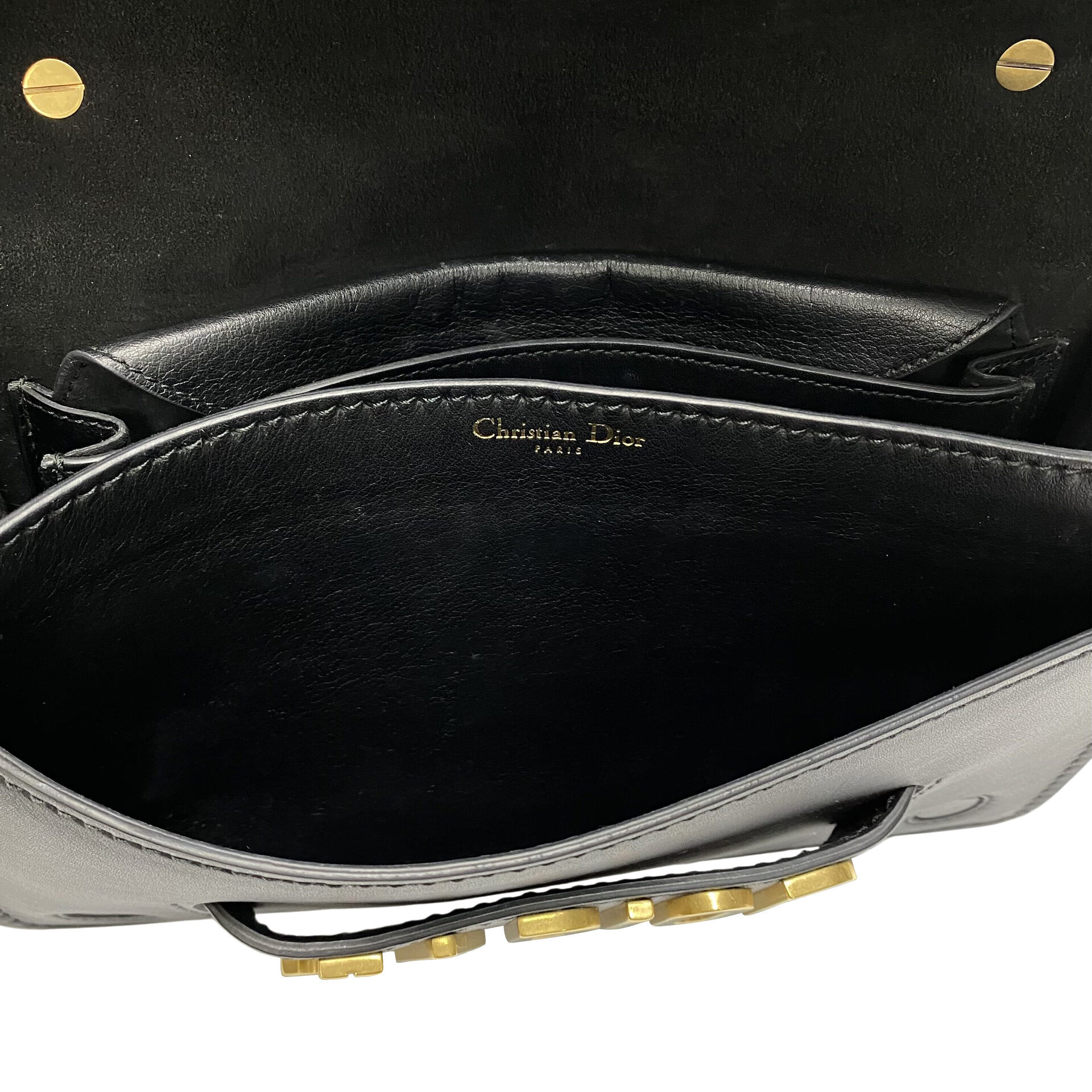 Bolsa Christian Dior J´Adior Flap Preta