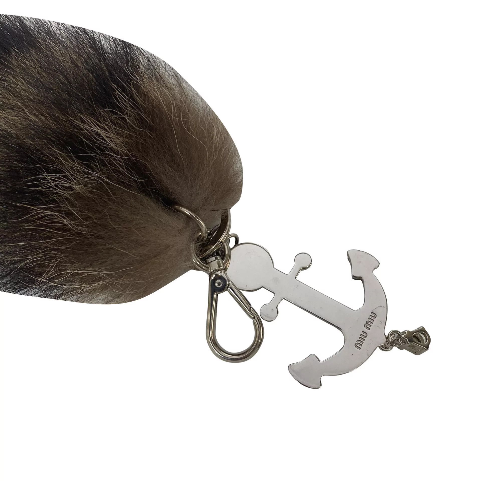 Chaveiro Miu Miu Pele e Âncora