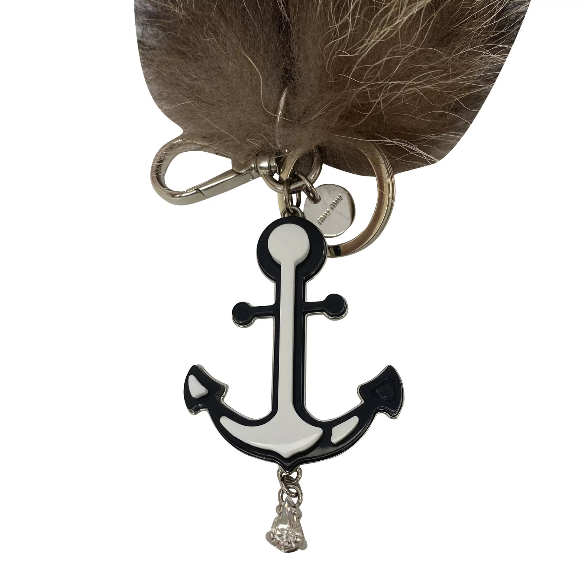 Chaveiro Miu Miu Pele e Âncora