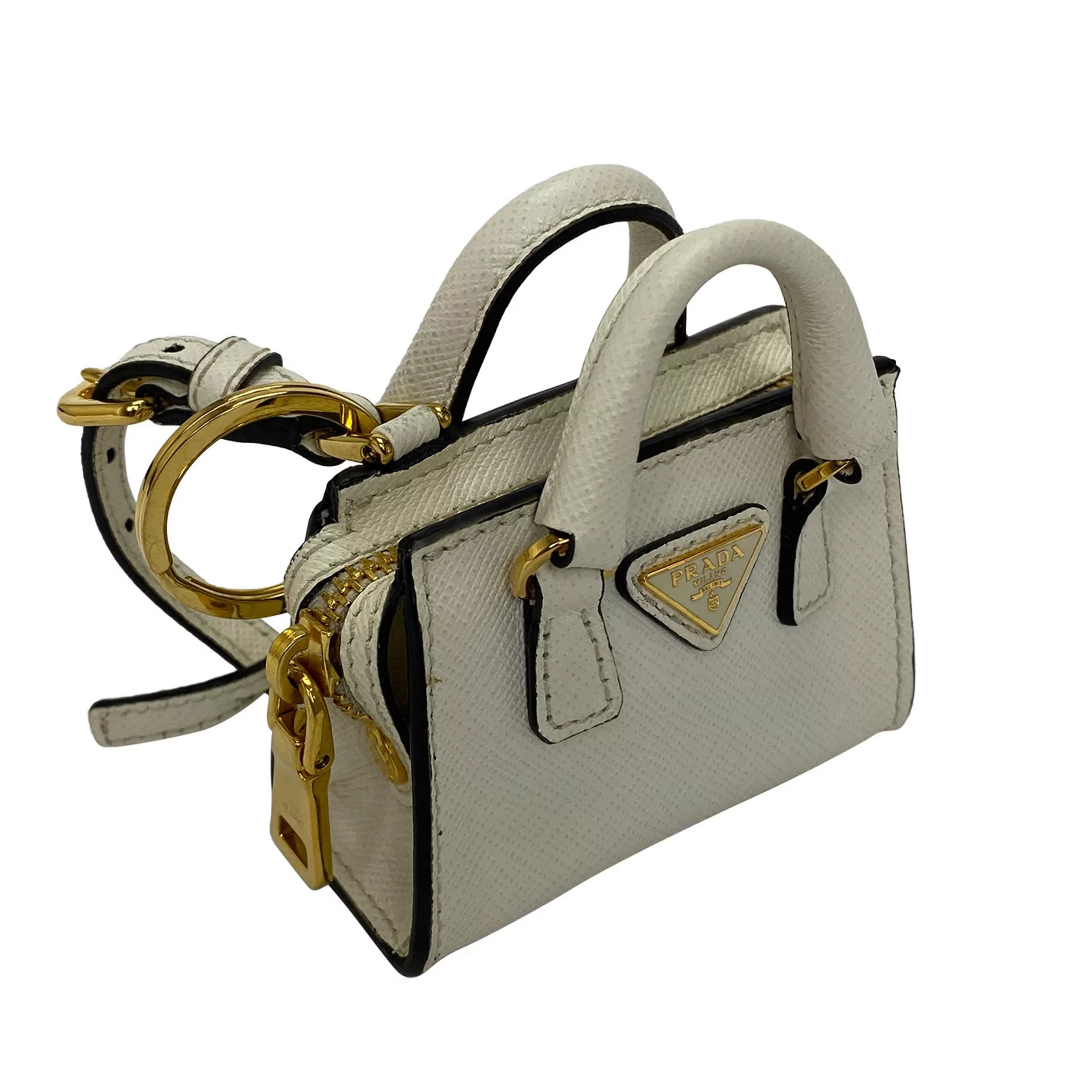 Chaveiro Prada Bolsinha Off White
