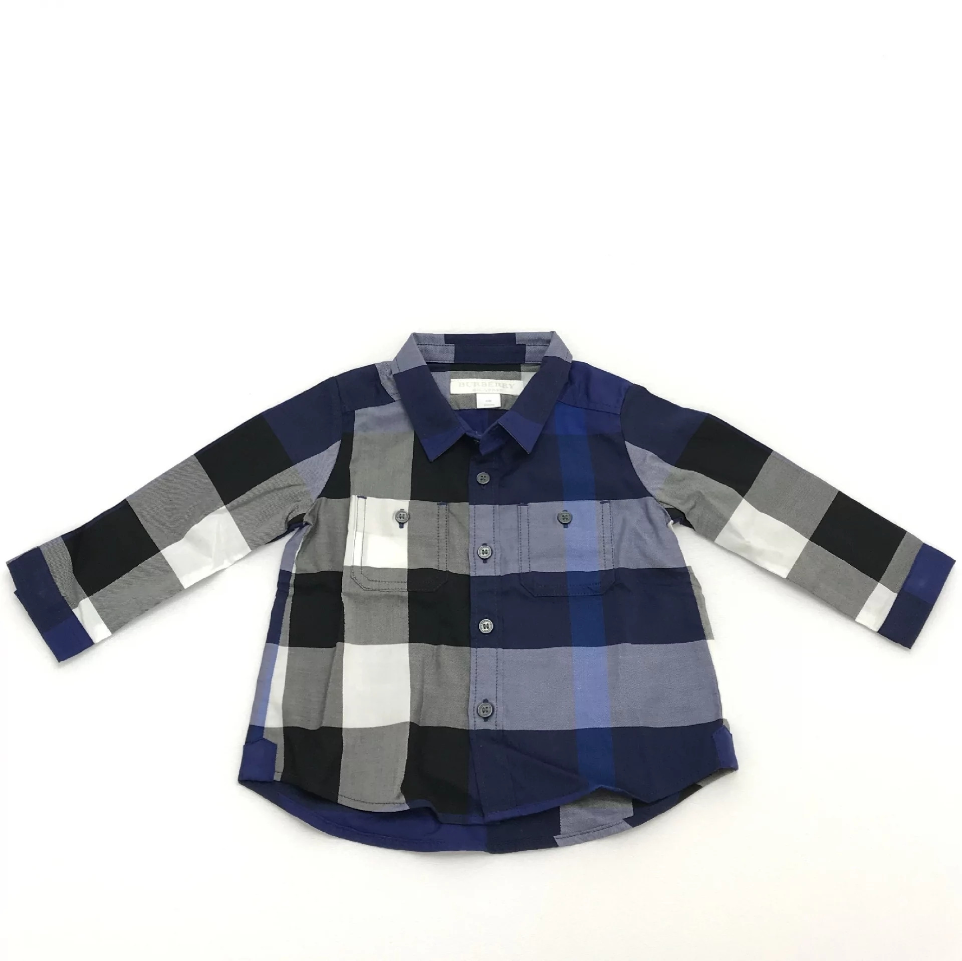 Camisa Infantil Burberry Xadrez