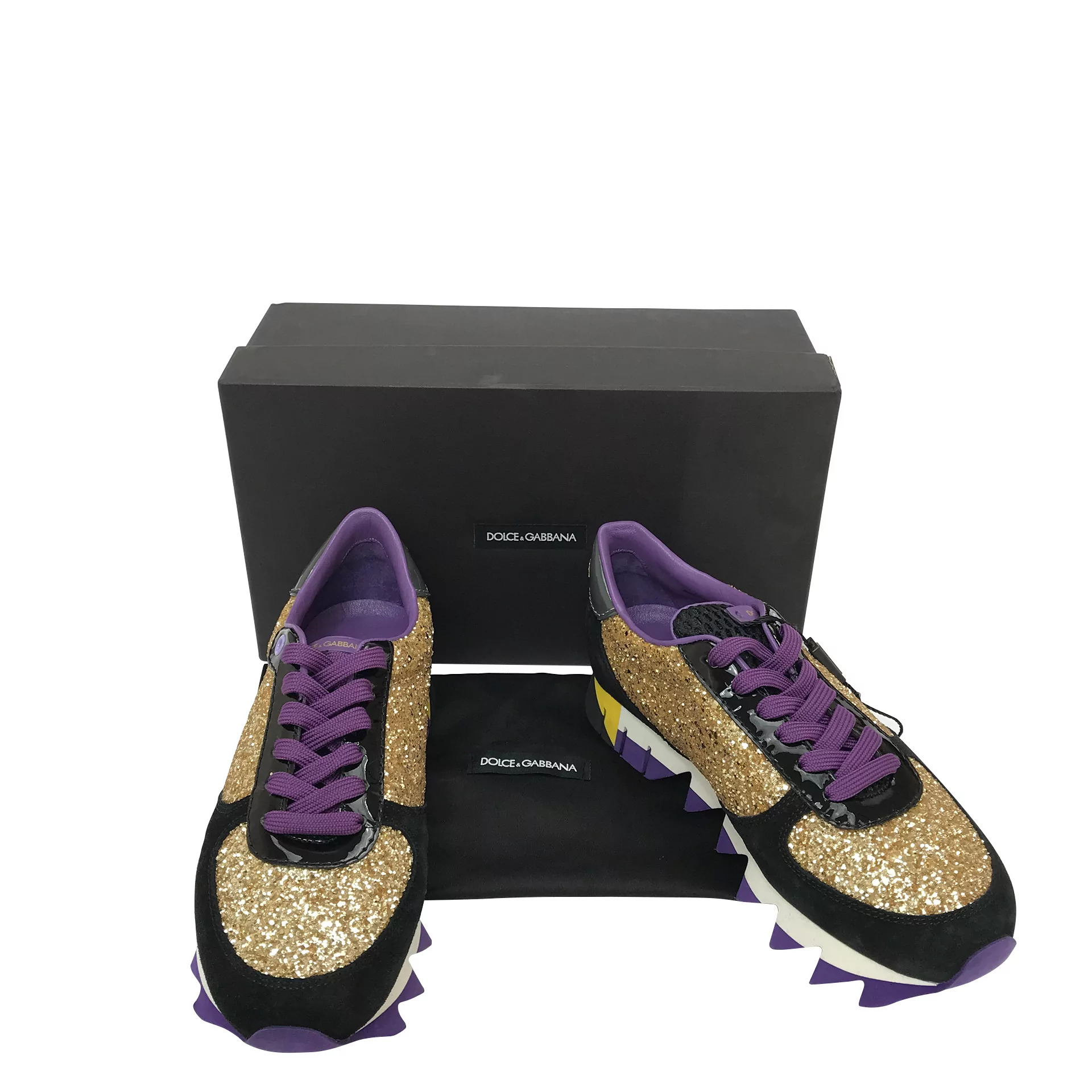 Tênis Dolce & Gabbana Capri Glitter