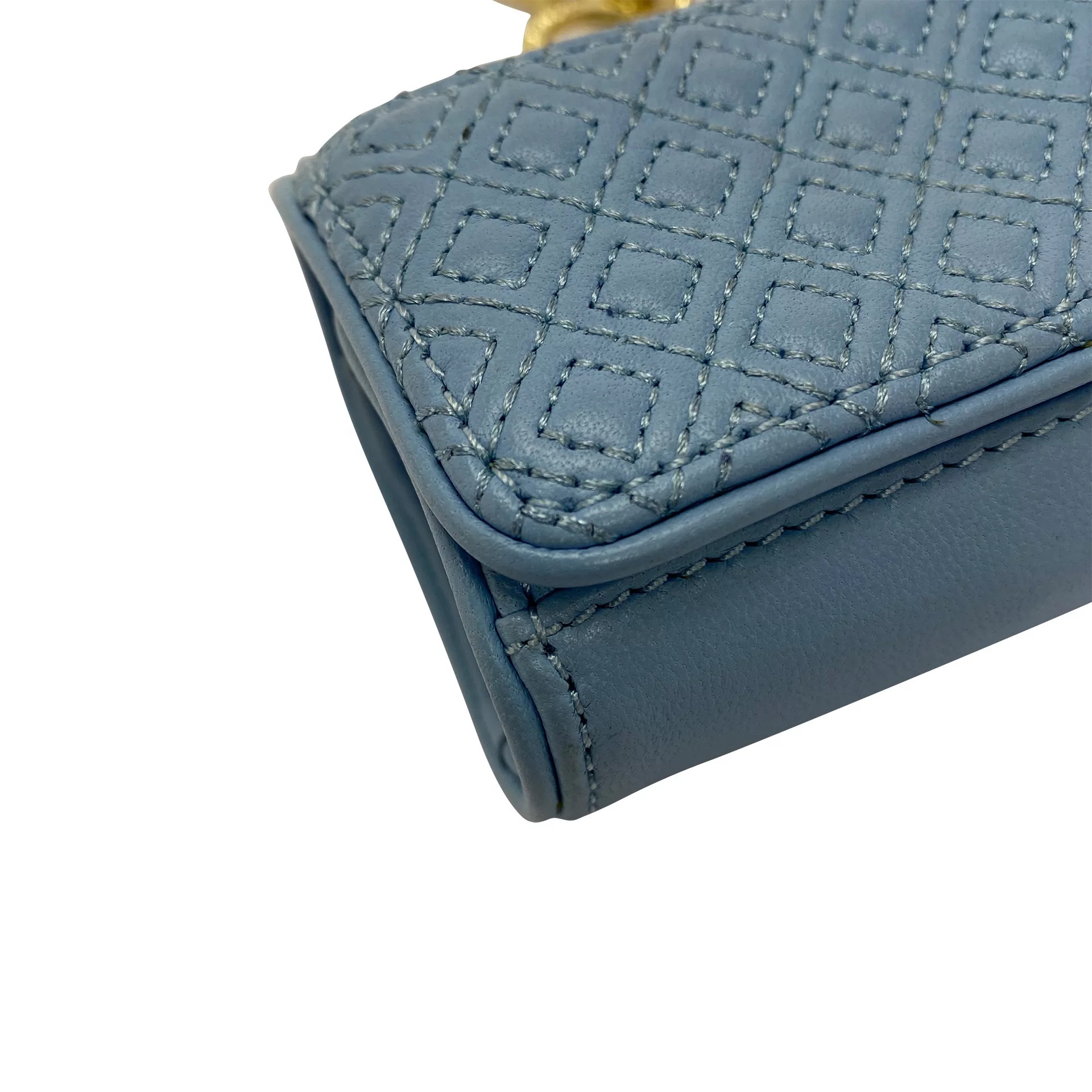 Porta-Moedas Tory Burch Couro Azul