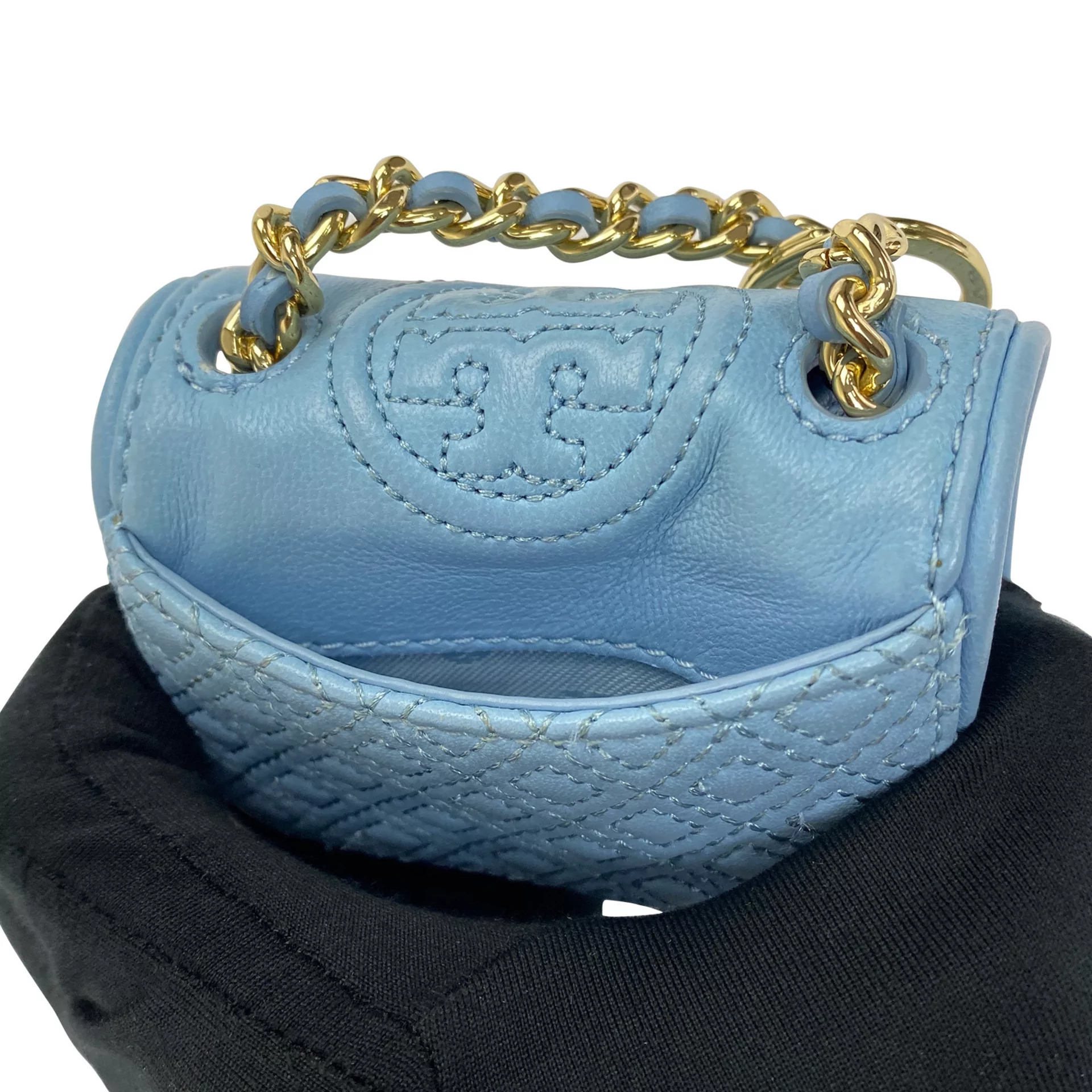 Porta-Moedas Tory Burch Couro Azul