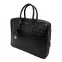 Pasta Masculina YSL Couro Preto