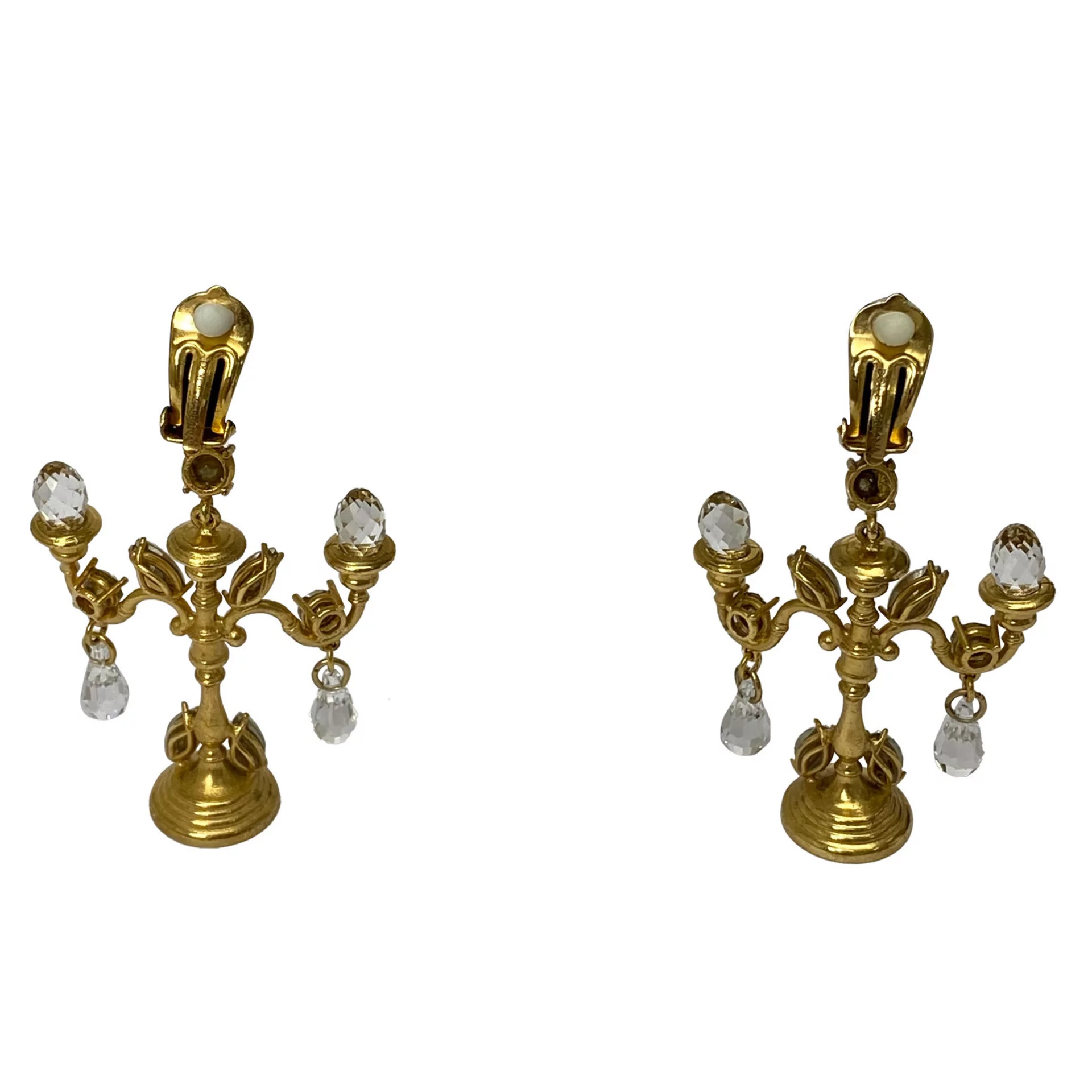 Par de Brincos Dolce & Gabbana Candelabro