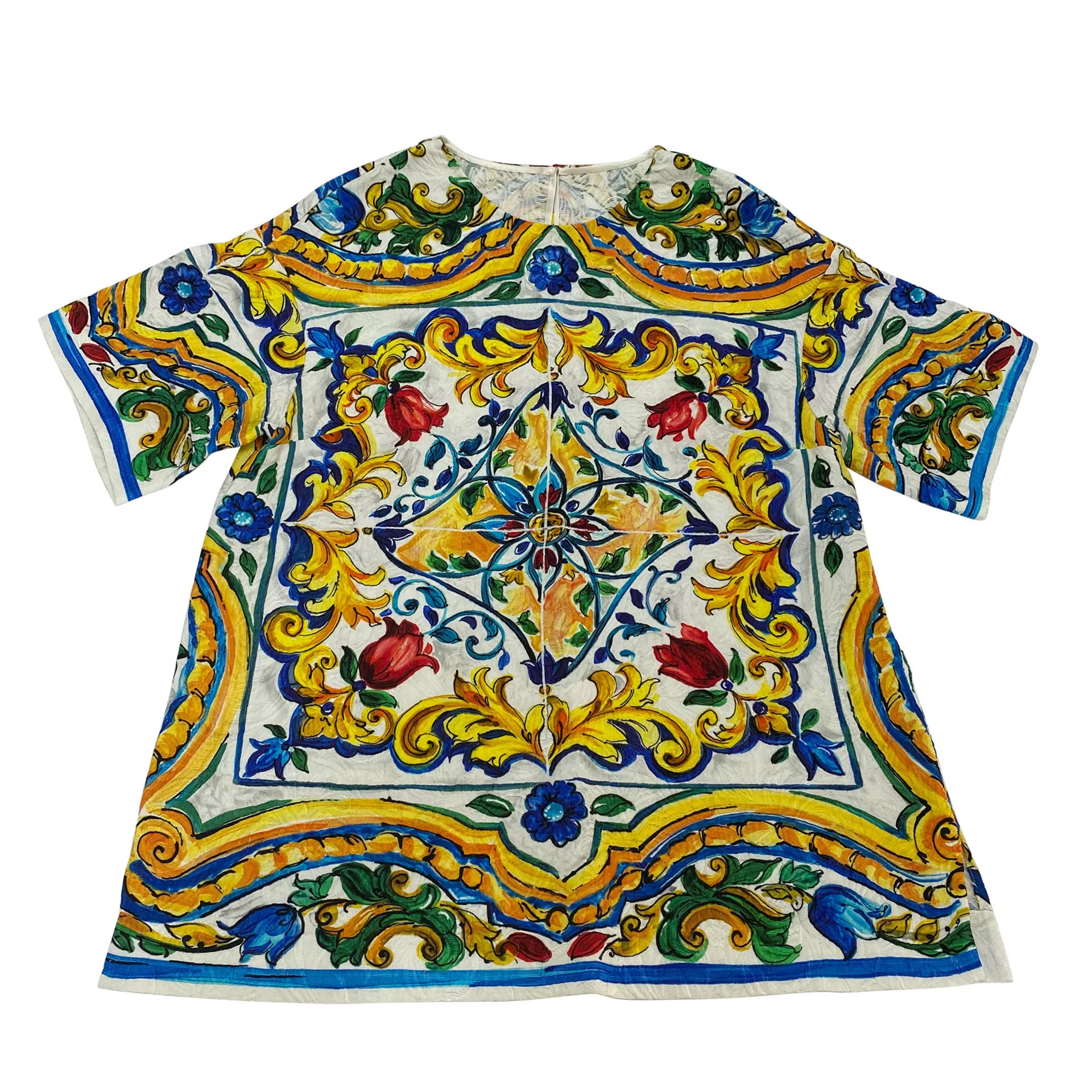 Blusa Dolce & Gabbana Estampa Majolica