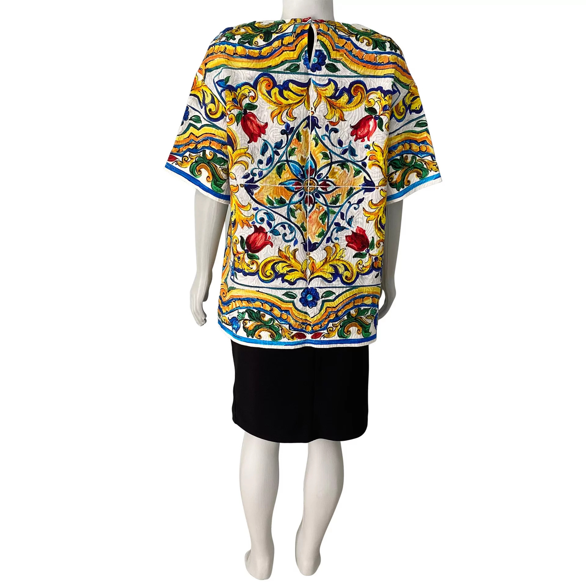 Blusa Dolce & Gabbana Estampa Majolica