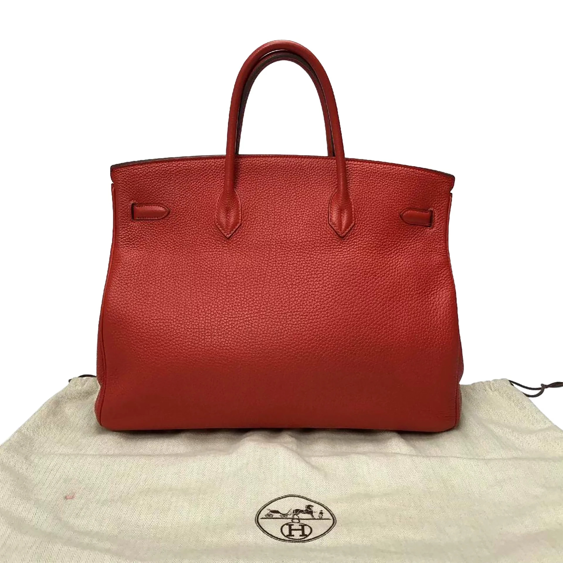 Bolsa Hermès Birkin 40 Vermelha