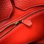 Bolsa Hermès Birkin 40 Vermelha